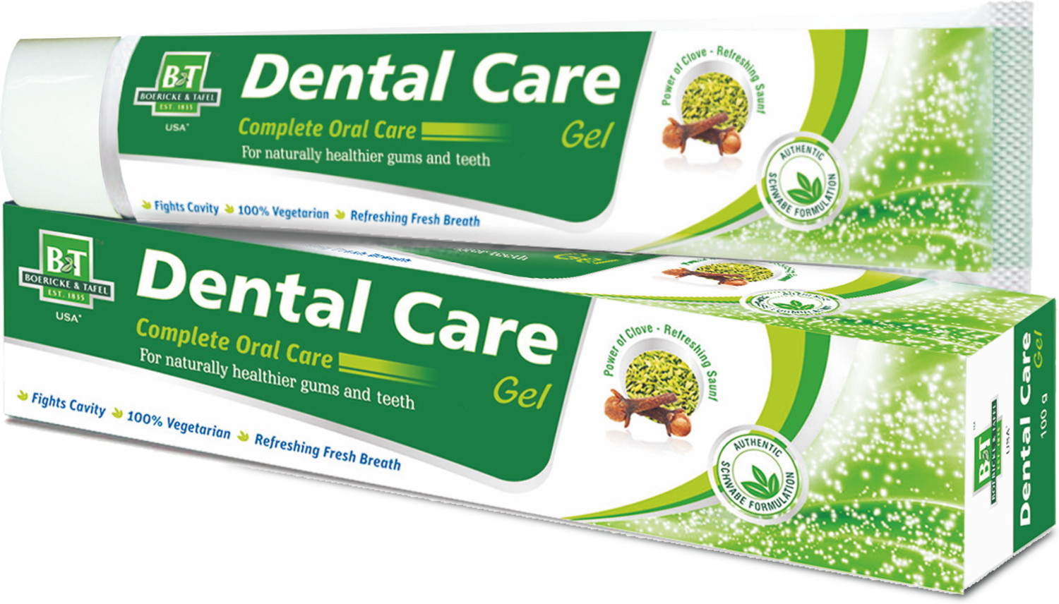 Image of BT BOERICKE & TAFEL Dental Care Gel Toothpaste with Neem Extract for Strong Teeth & Healthy Gums Toothpaste (400 g, Pack of 4)