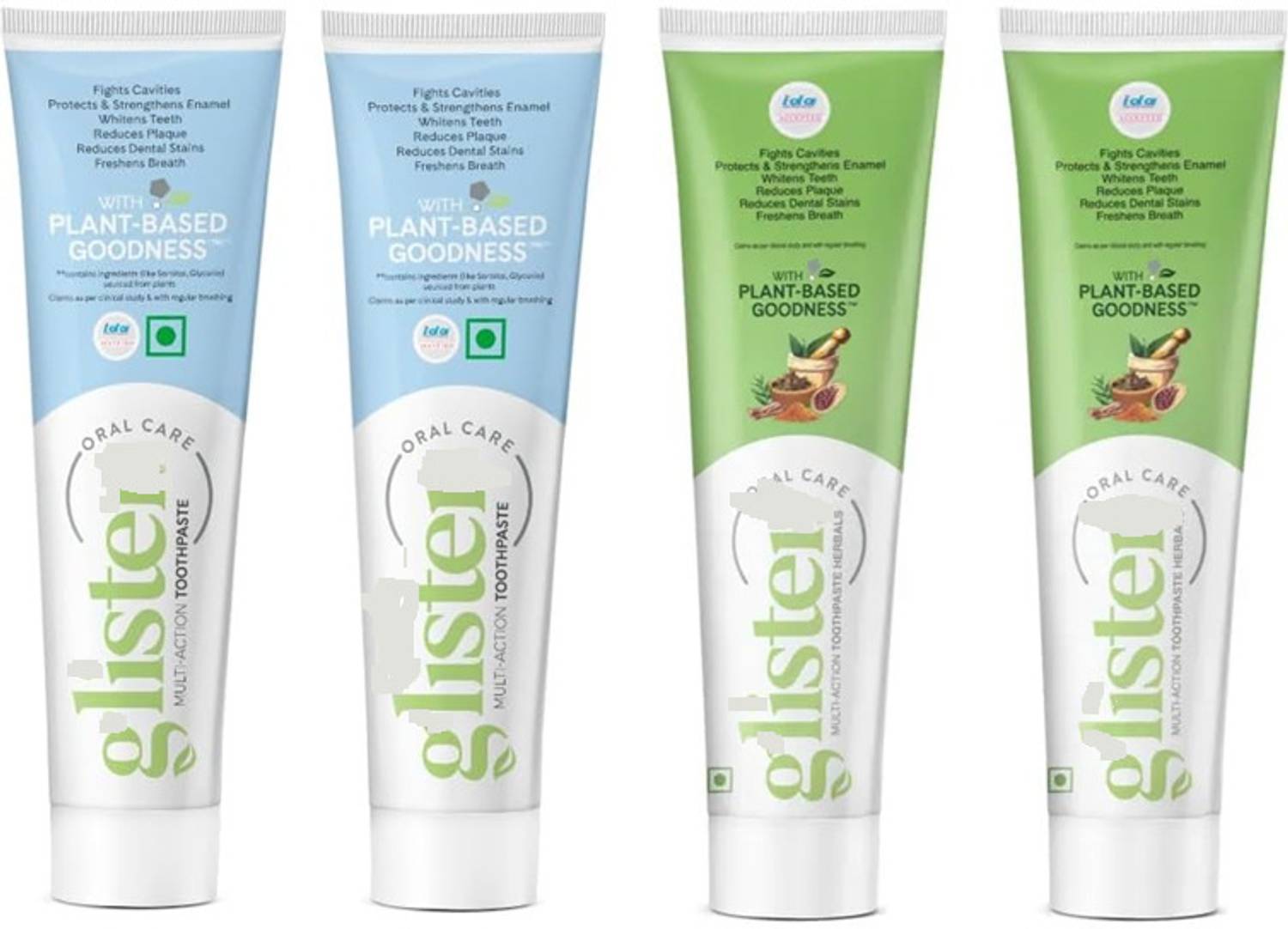 ALICE Glister Multi Action herbal | Reduces Gum & Sensitivity | Each Paste -50g | Toothpaste