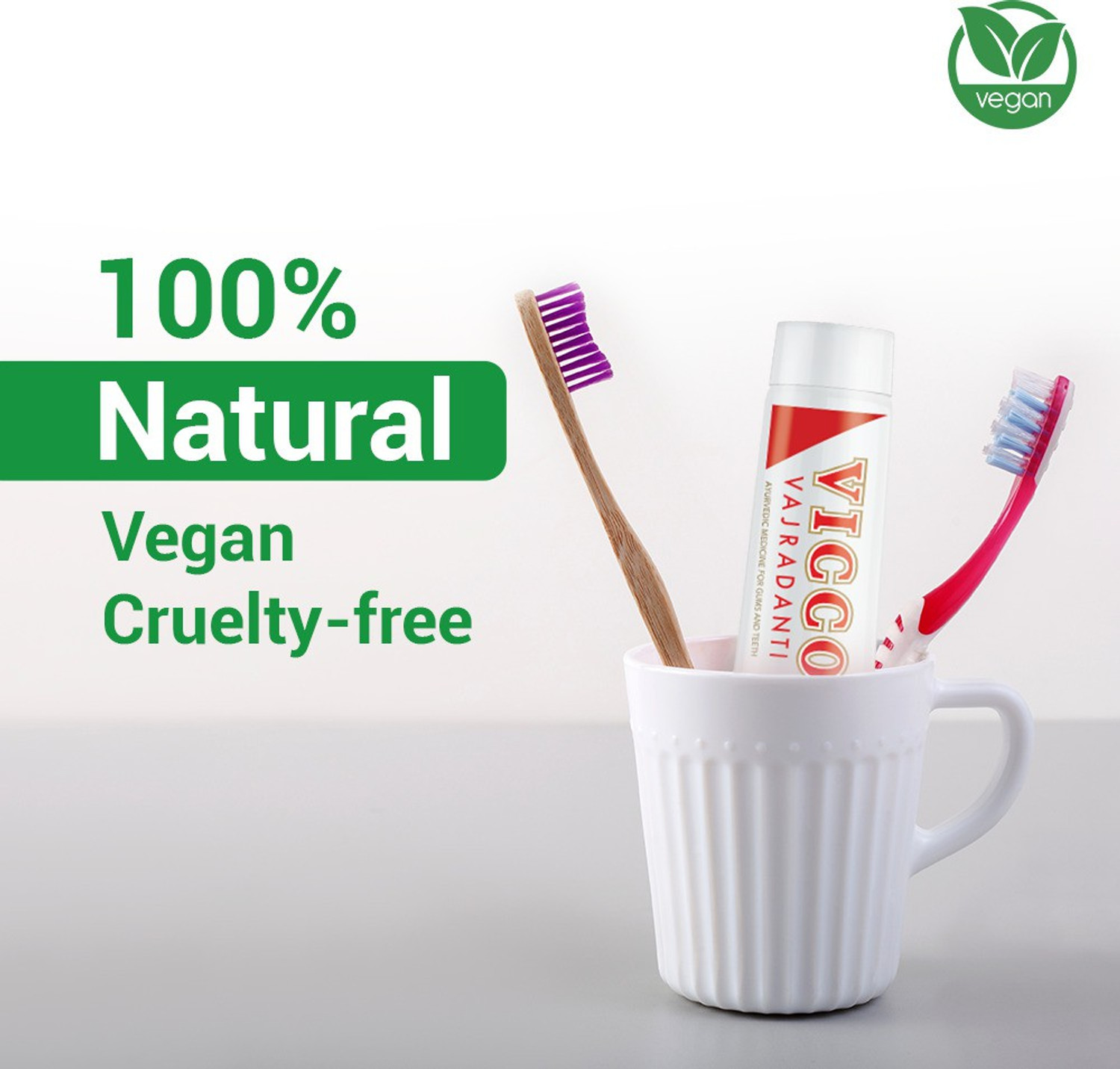 Image of VICCO Vajradanti Paste with 18 Herbs & Barks Toothpaste