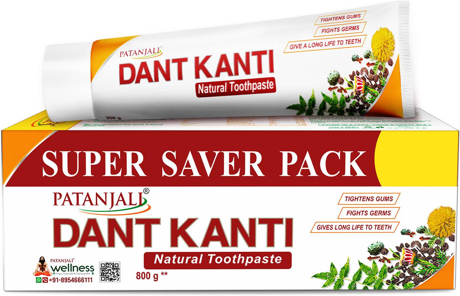 PATANJALI Dant Kanti Strong Teeth & Gums Toothpaste