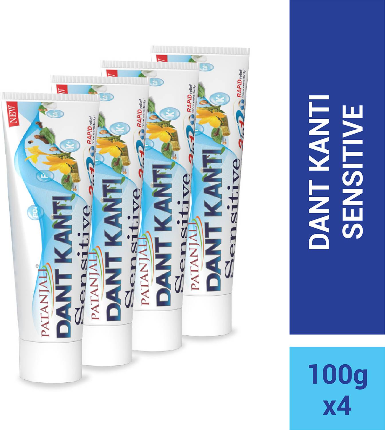 PATANJALI Dant Kanti for Senstive Teeth & Gums, Prevents Bad Brea
