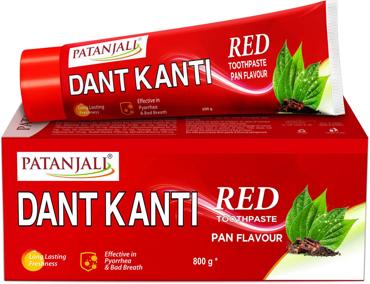 PATANJALI Dant Kanti Red Toothpaste with Pan flavour Toothpaste (