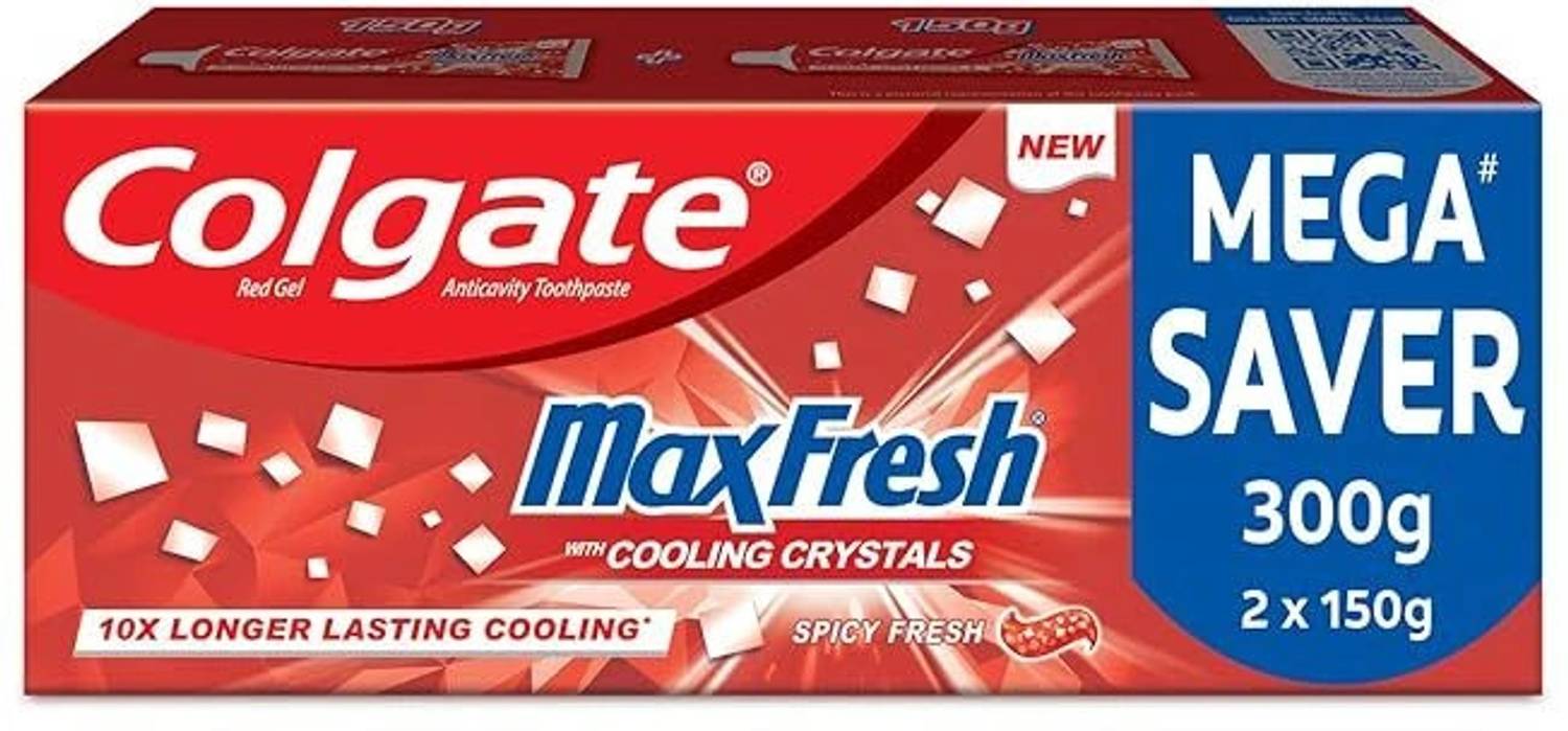 Colgate Max Fresh Red Gel Toothpaste 302g - Image 1