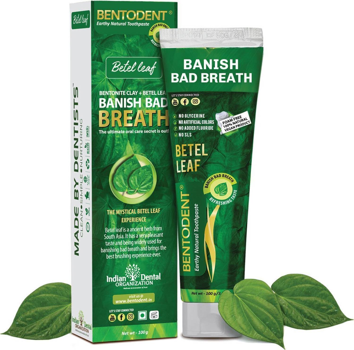 bentodent Betel Leaf Natural Toothpaste