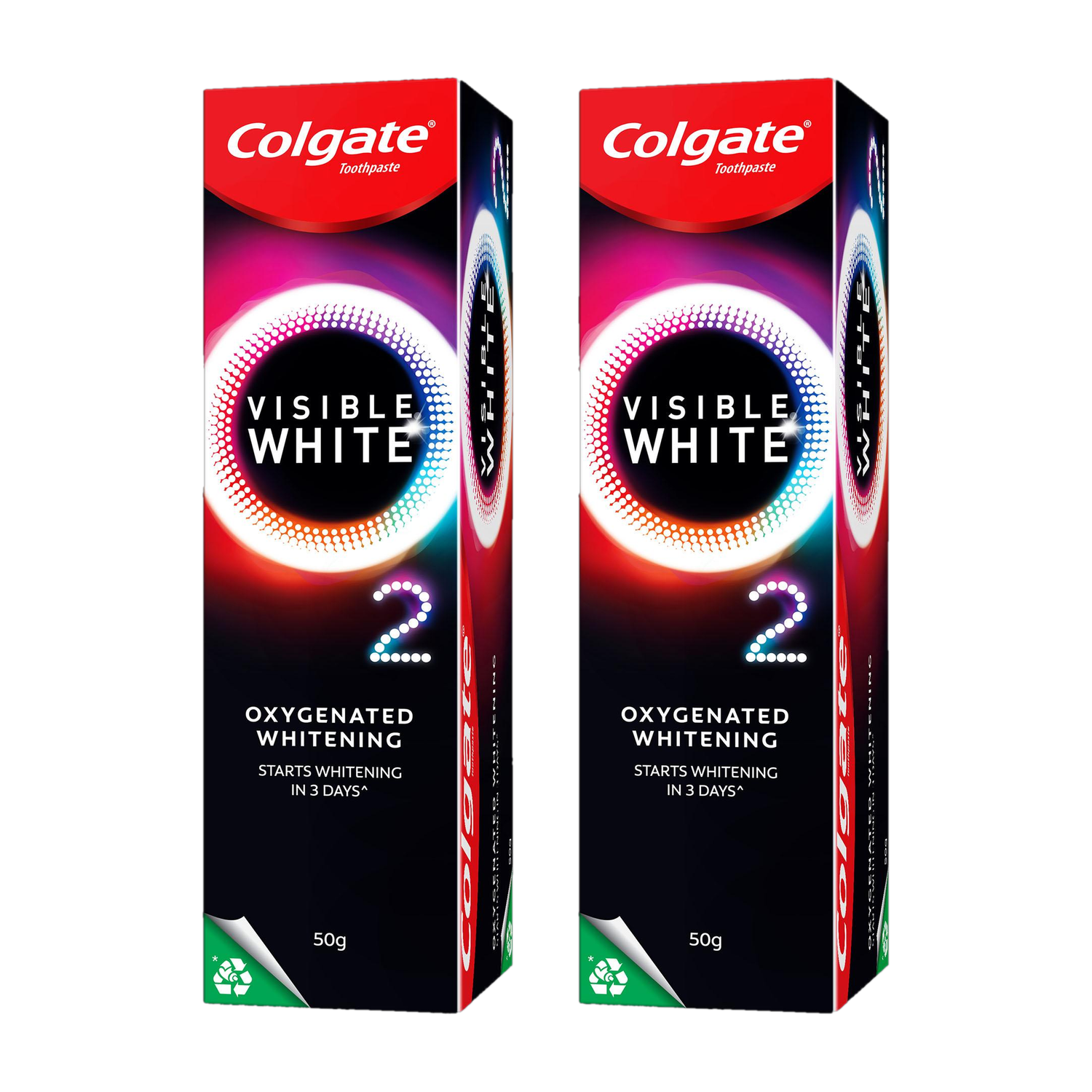Colgate Visible White O2 Teeth Whitening Toothpaste - Peppermint - Image 1