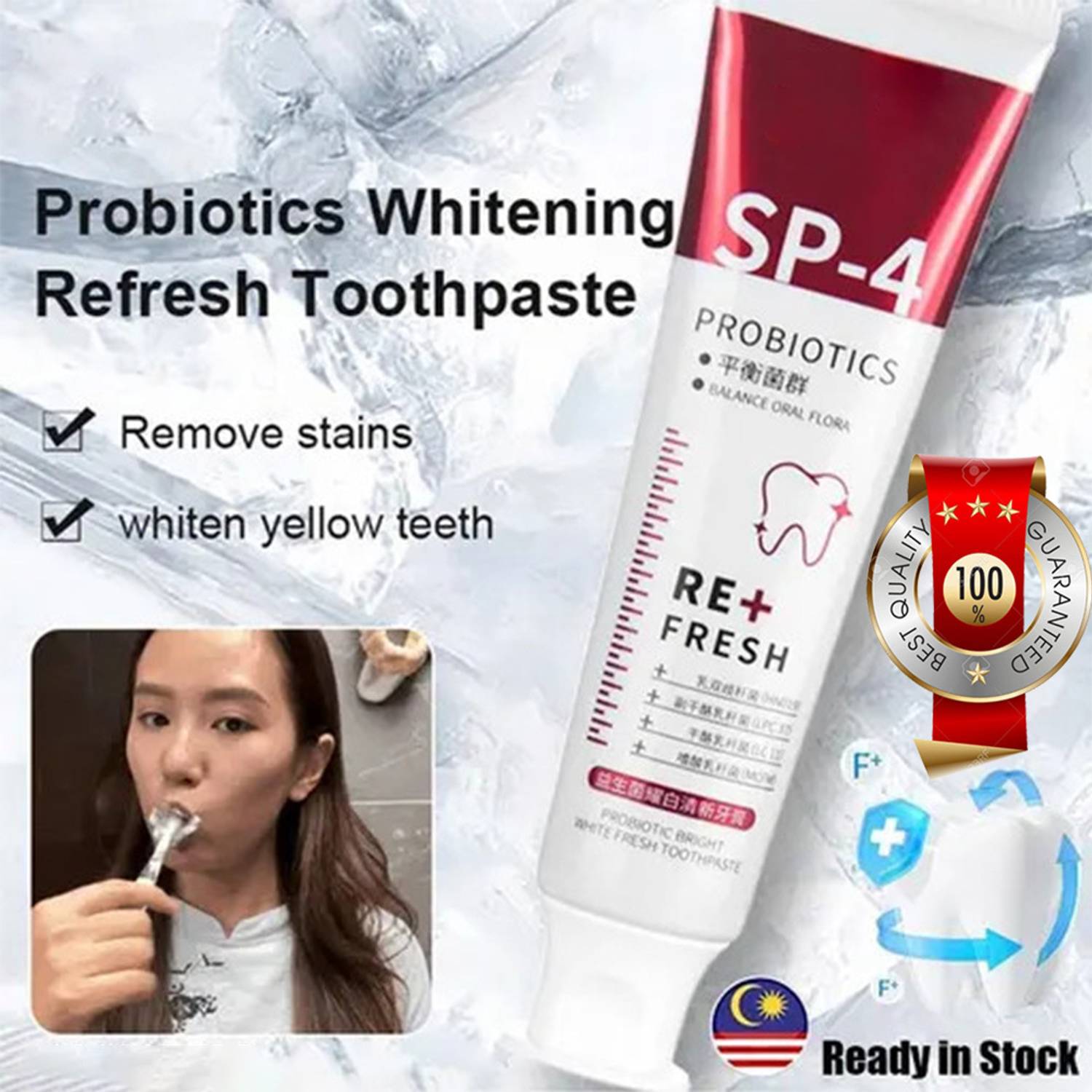 SKOOKUM Ultra + Gel Toothpaste, Deep Clean, Plaque Removal Cool Breeze Teeth Whitening liquid