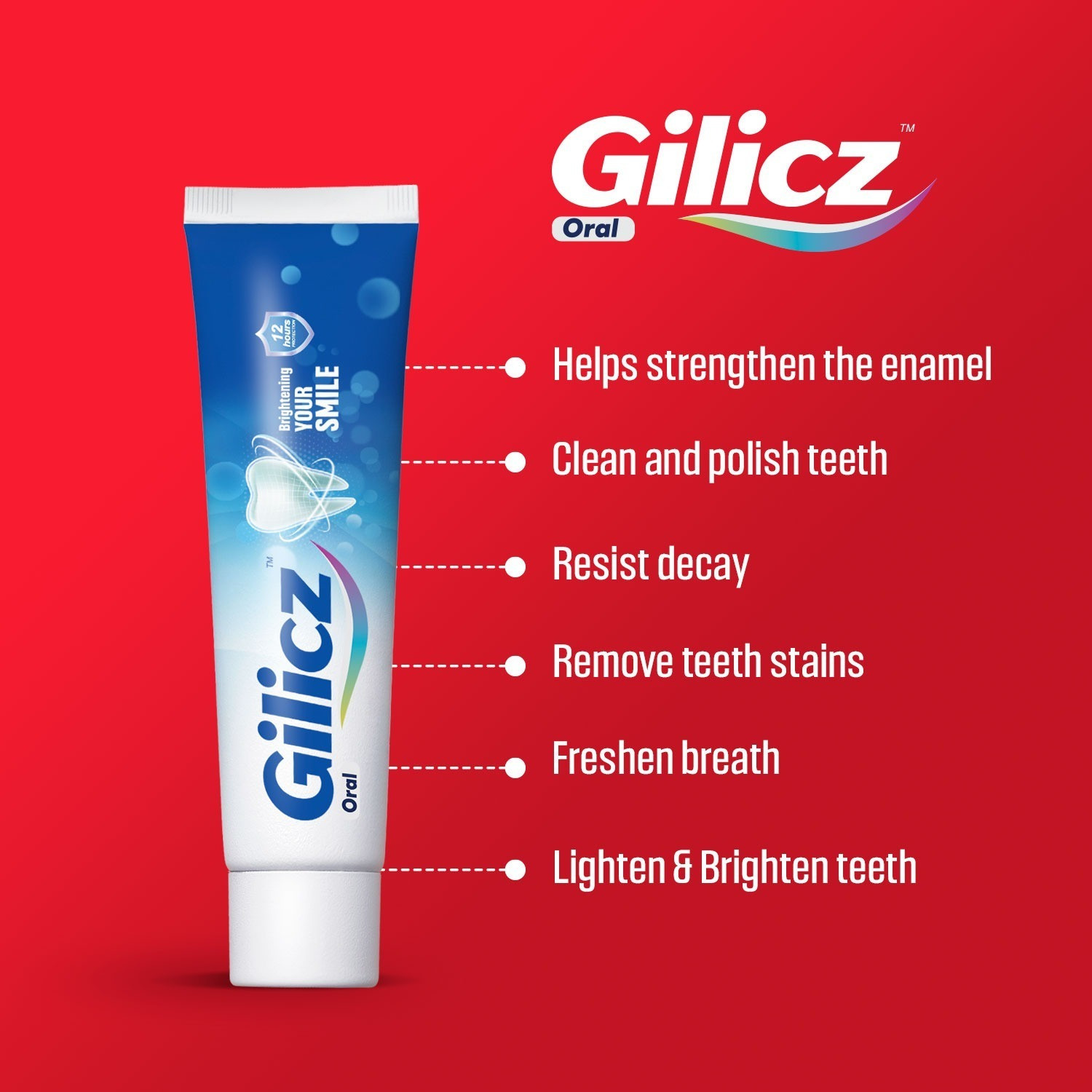 Image of gilicz Brightening your smile Toothpaste