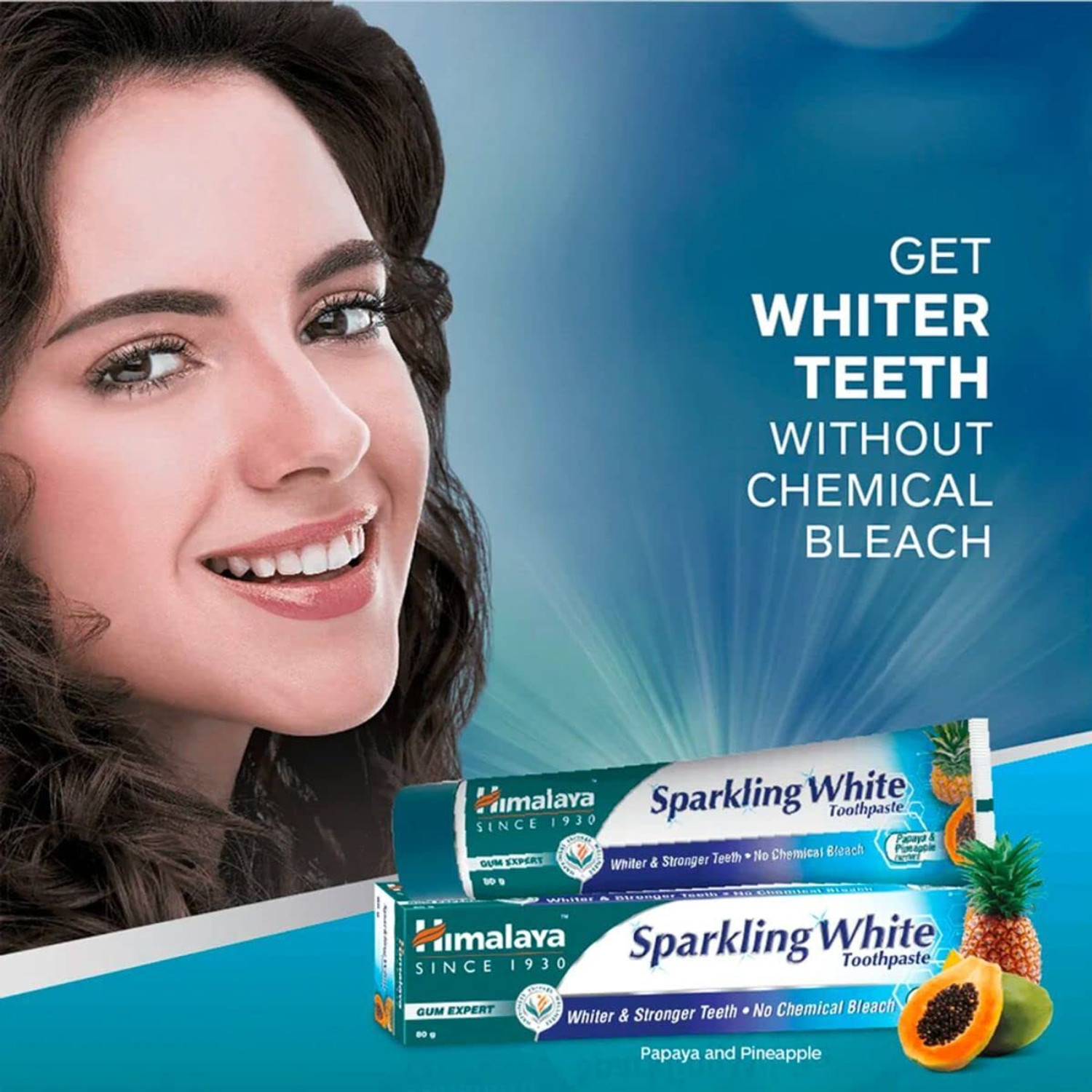 Image of HIMALAYA Sparkling White Toothpaste