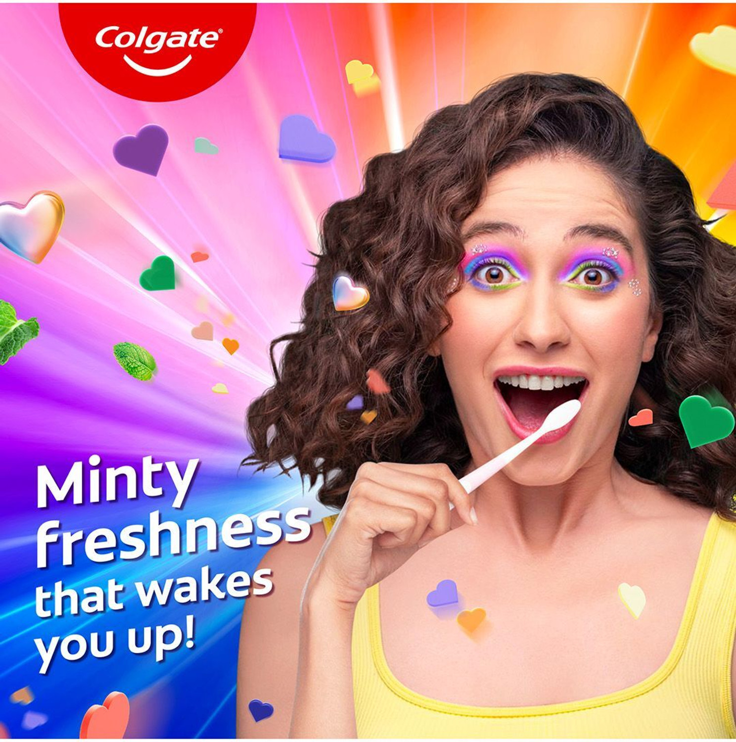 Image of Colgate MaxFresh Rainbow Triple Mint Gel Toothpaste