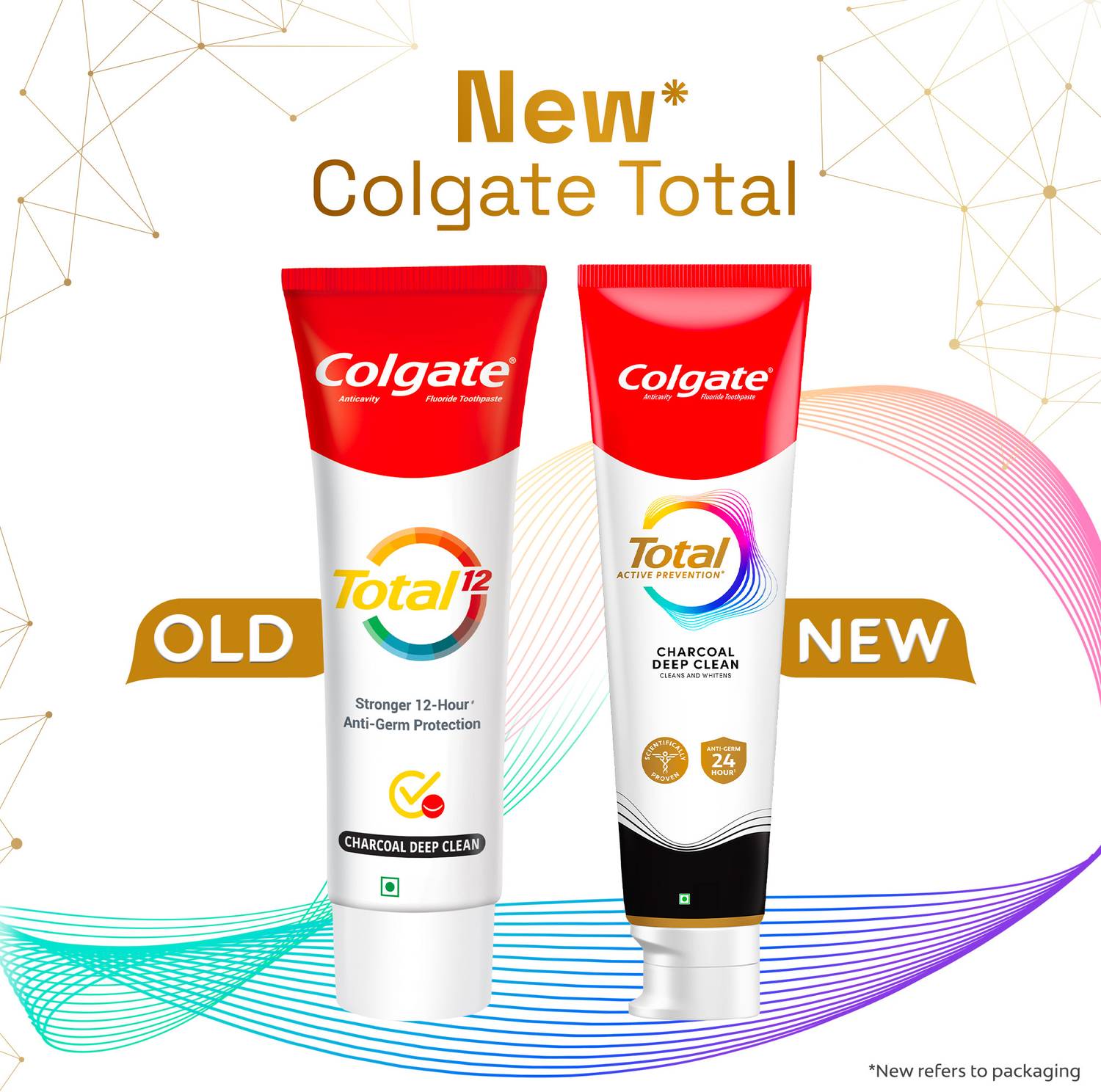 Colgate Charcoal Deep Clean Antibacterial Toothpaste 300 g - Image 2