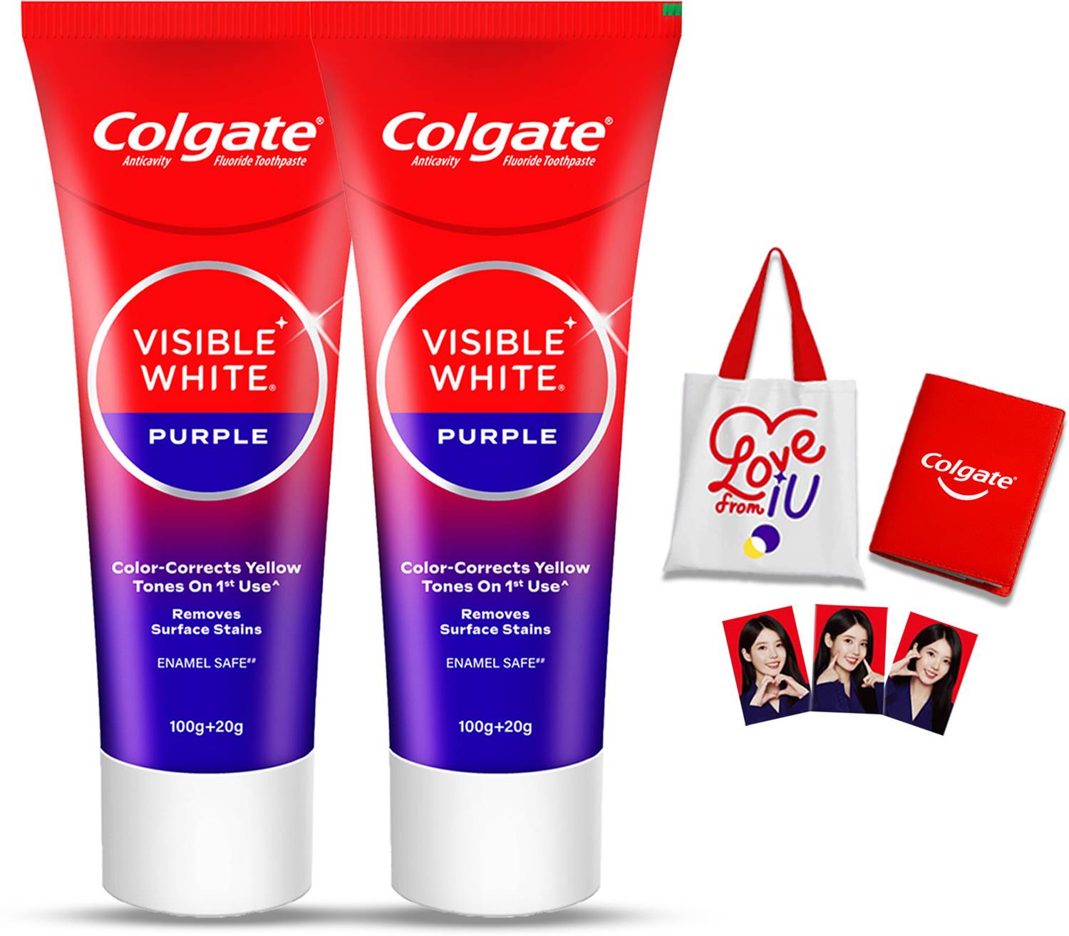 Colgate Visible White Purple Toothpaste 240 g - Image 1