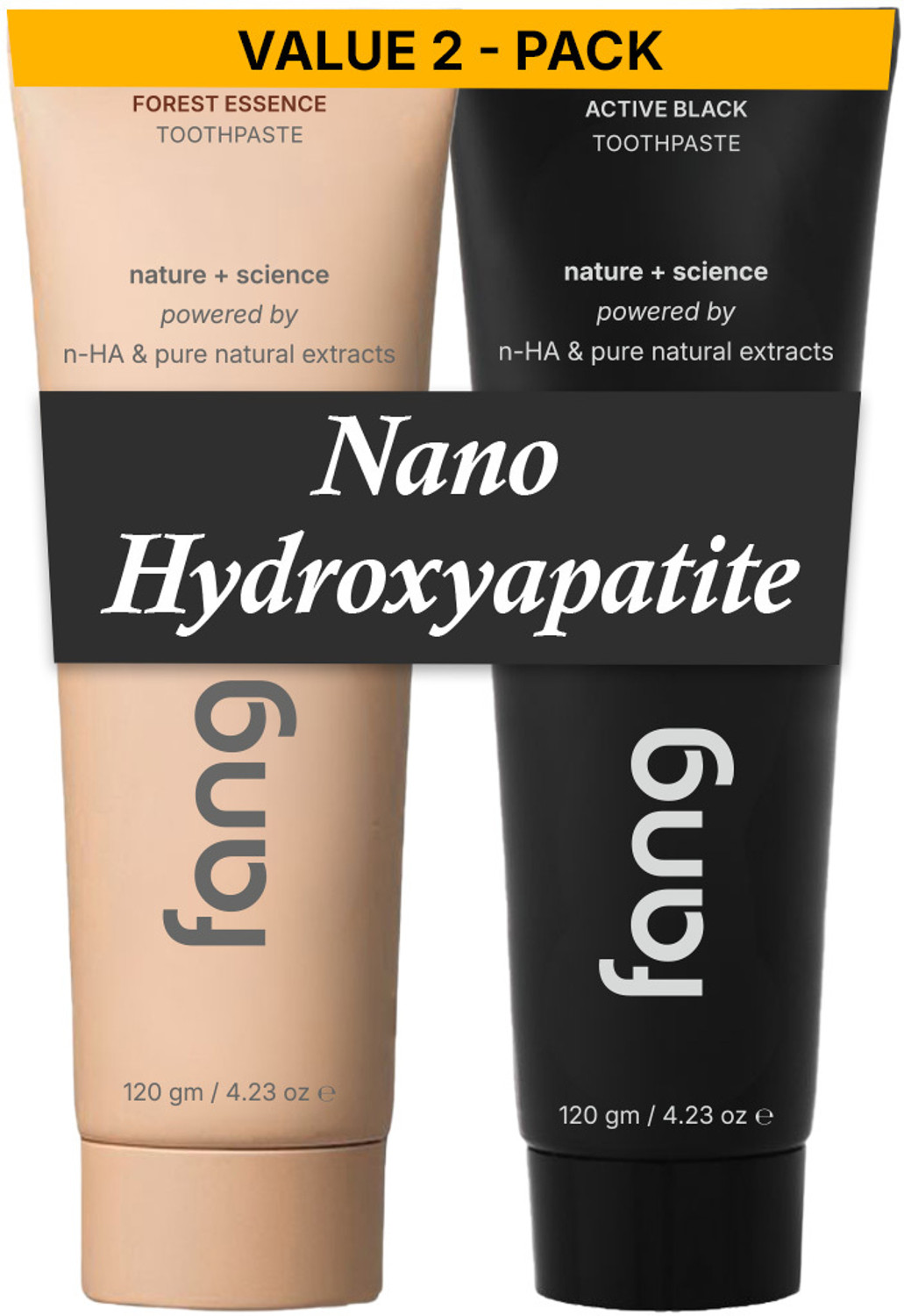 Image of Fang Forest Essence Combo + Active Black Toothpaste (2 x 240g) Toothpaste