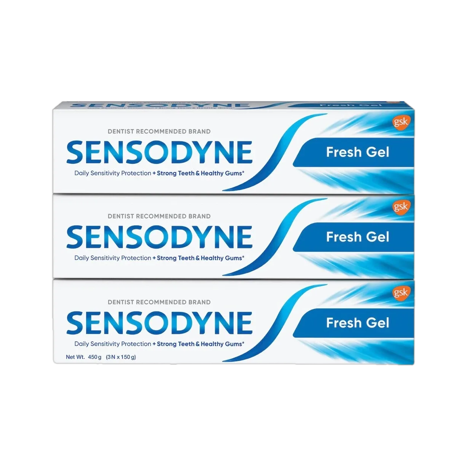 SENSODYNE Fresh Gel Daily Sensitive Protection Toothpaste 450 g - Image 1