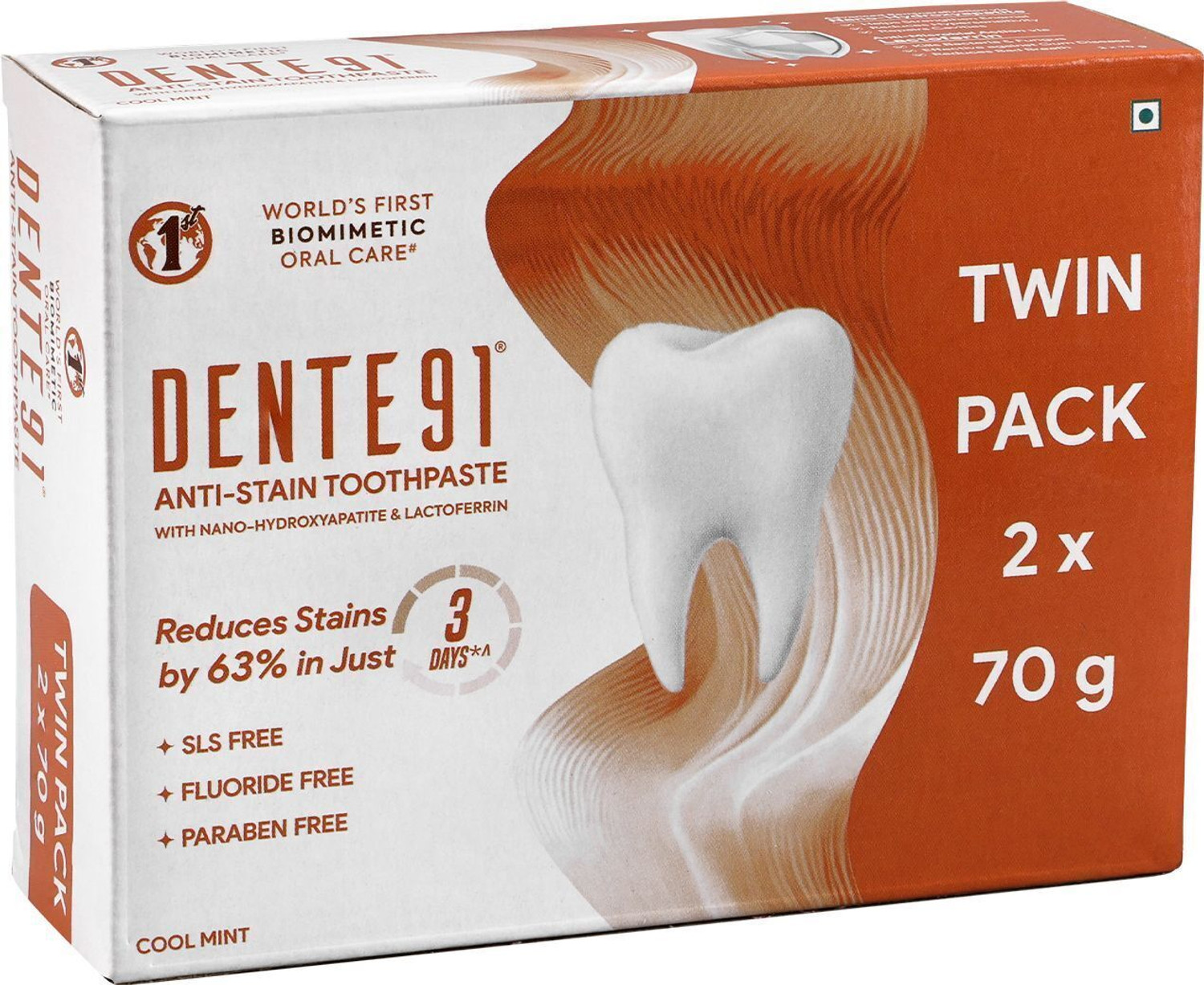 Image of DENTE91 Anti-Stain Expert for Stain Removal & Teeth Whitening Toothpaste