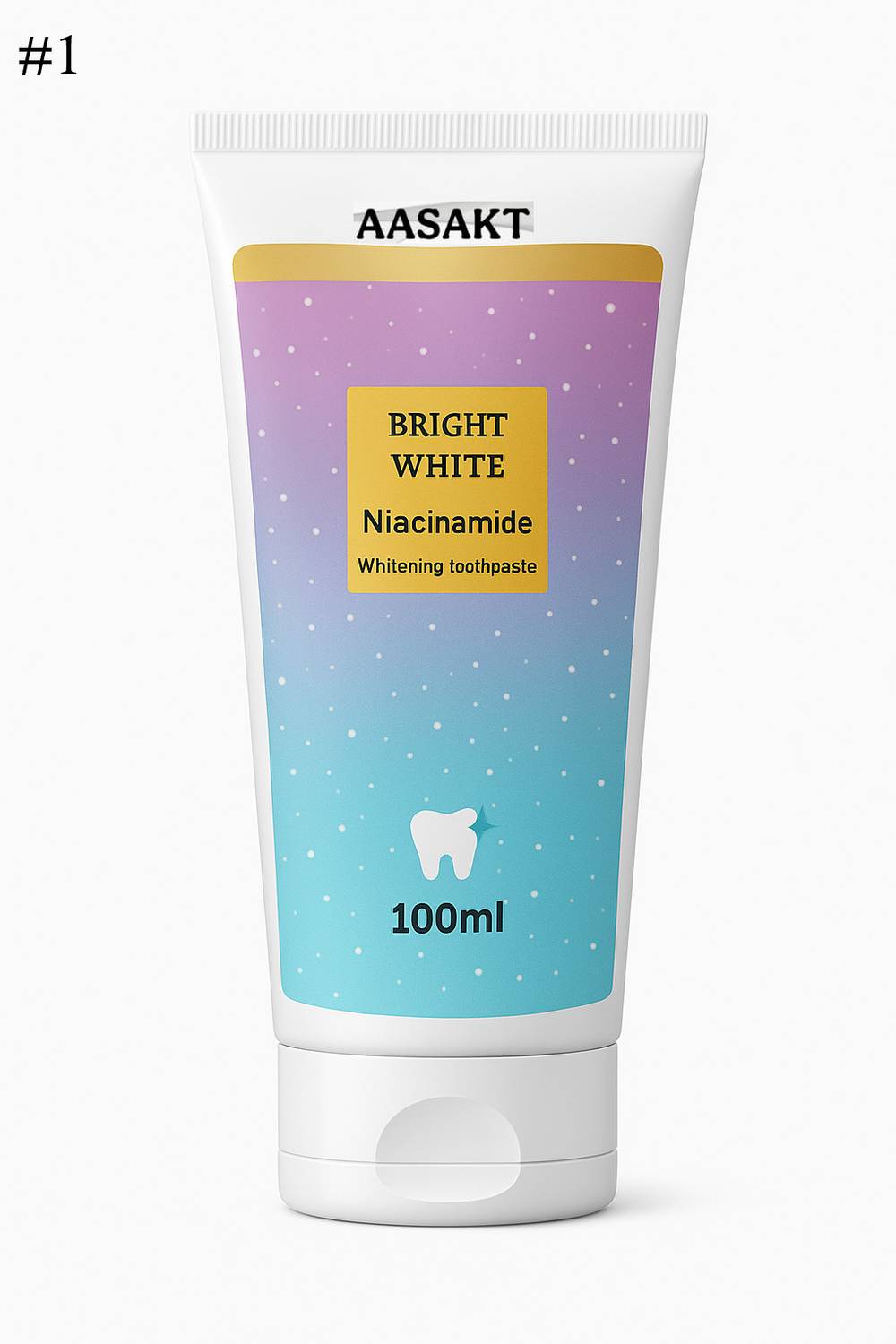 AASAKT Enamel Safe Niacinamide Toothpaste – Sensitivity Relief & Whitening Toothpaste