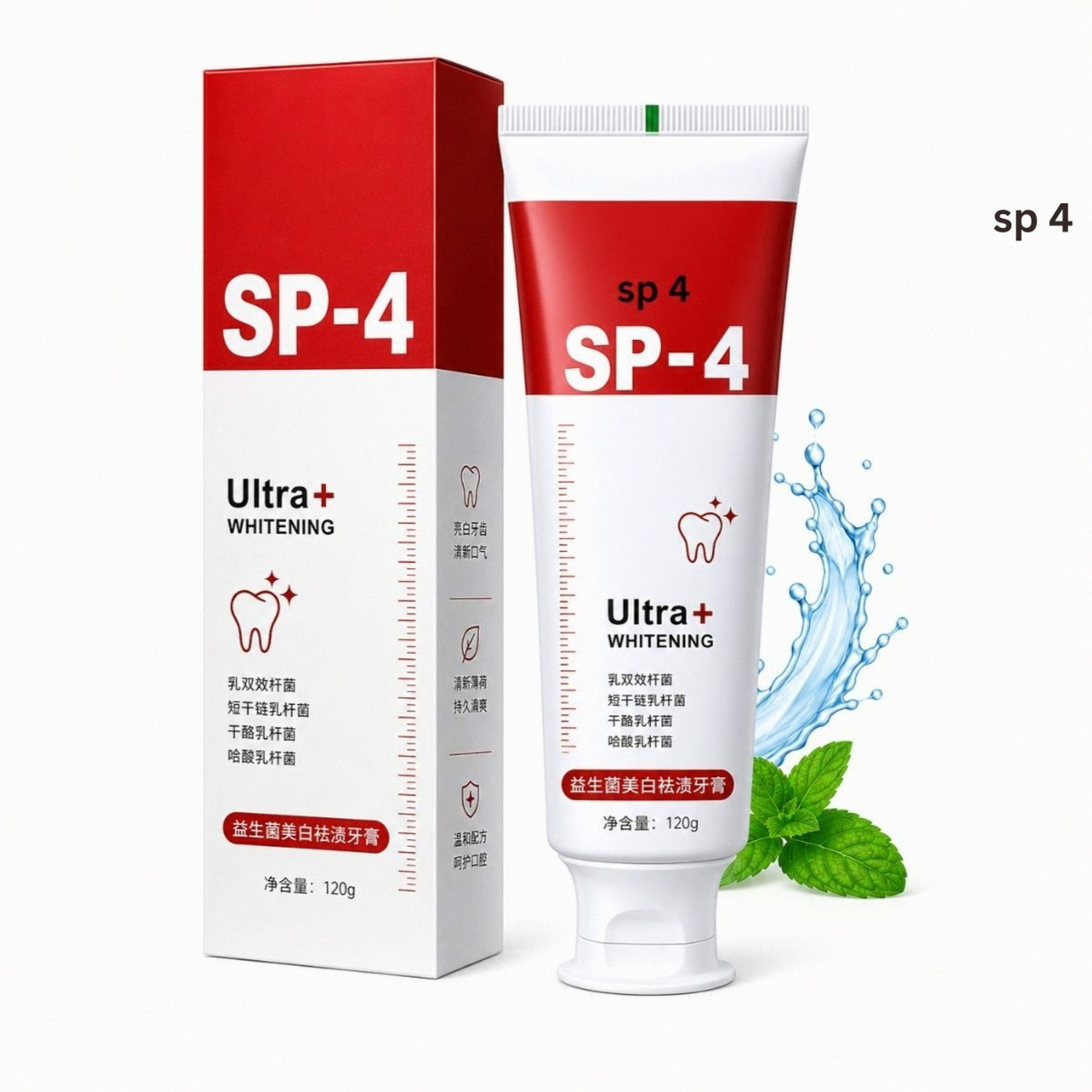 Image of sp 4 Whitening Toothpaste | Next-Generation Teeth Whitening Toothpaste Innovation Toothpaste
