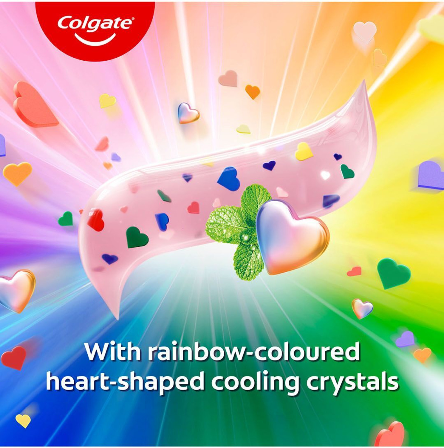 Image of Colgate MaxFresh Rainbow Triple Mint Gel Toothpaste
