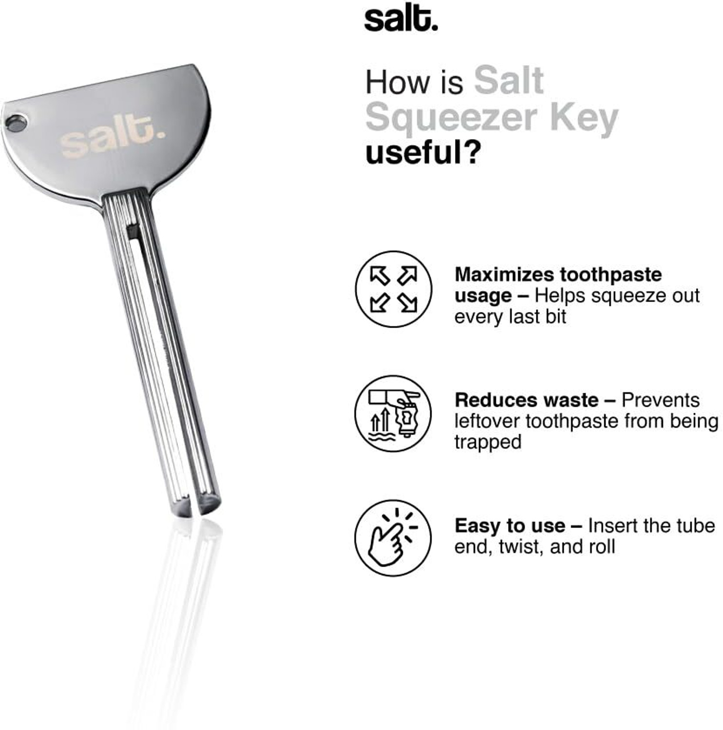 Image of Salt. Oral Care Dusk Night Toothpaste, Squeezer Key|French Vanilla Flavour Toothpaste