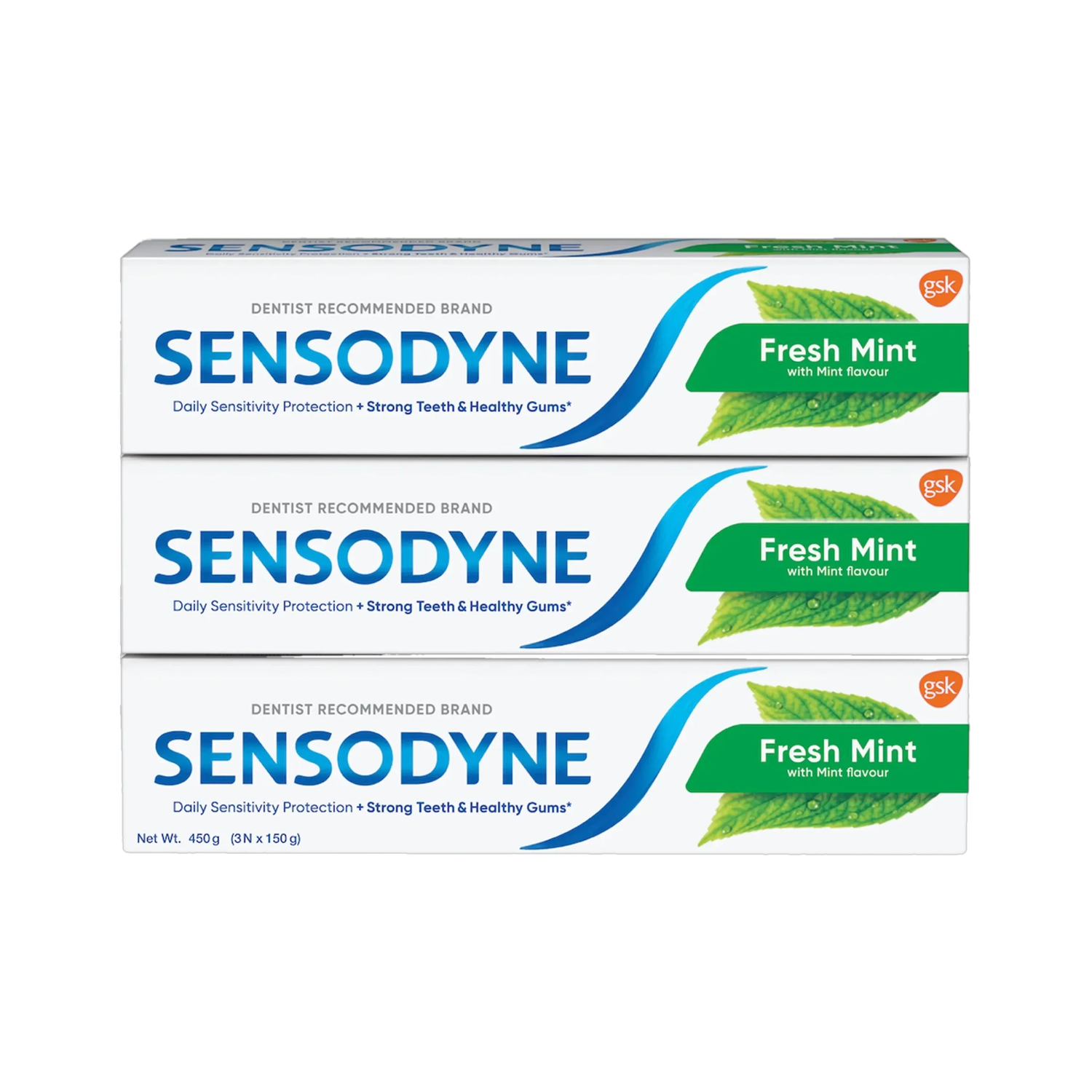 Image of SENSODYNE Fresh Mint Combo Pack Toothpaste