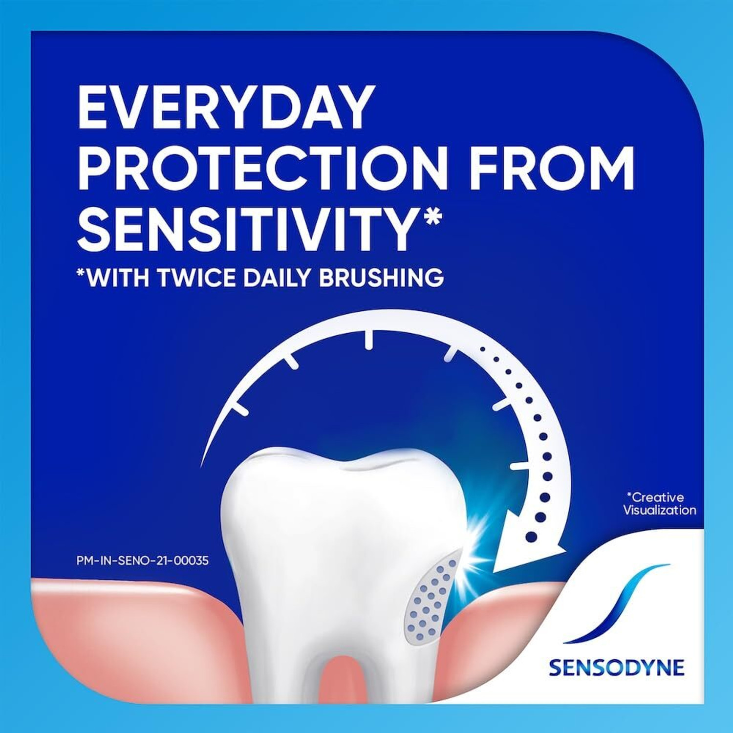 Image of SENSODYNE Toothpaste Fresh Gel Daily Relief Tooth Paste Combo Pack - 250gm 125gm x 2 Toothpaste