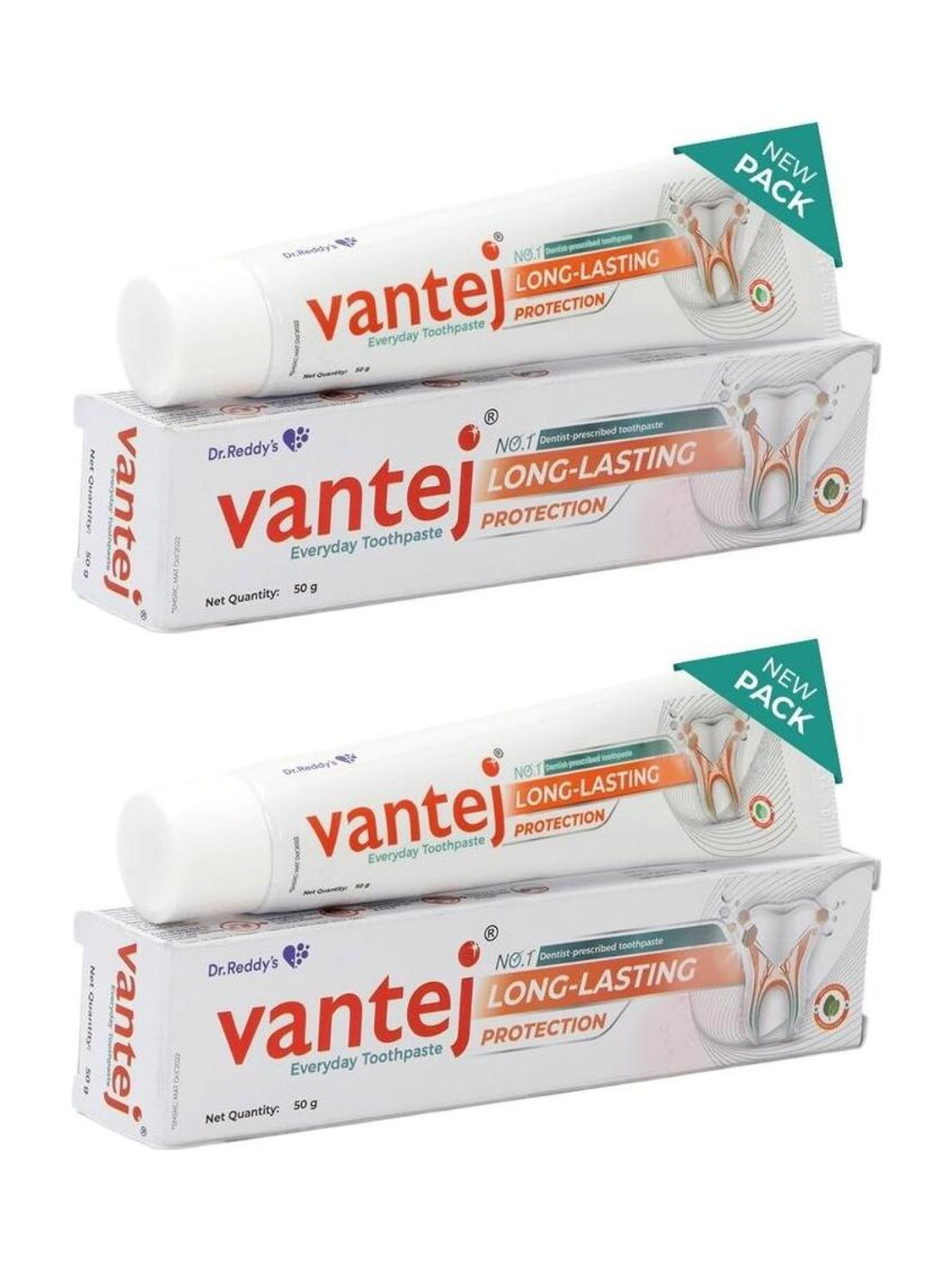 Image of Vantej Sensitivity Protection Nourish & Protect Sensitive Teeth Toothpaste