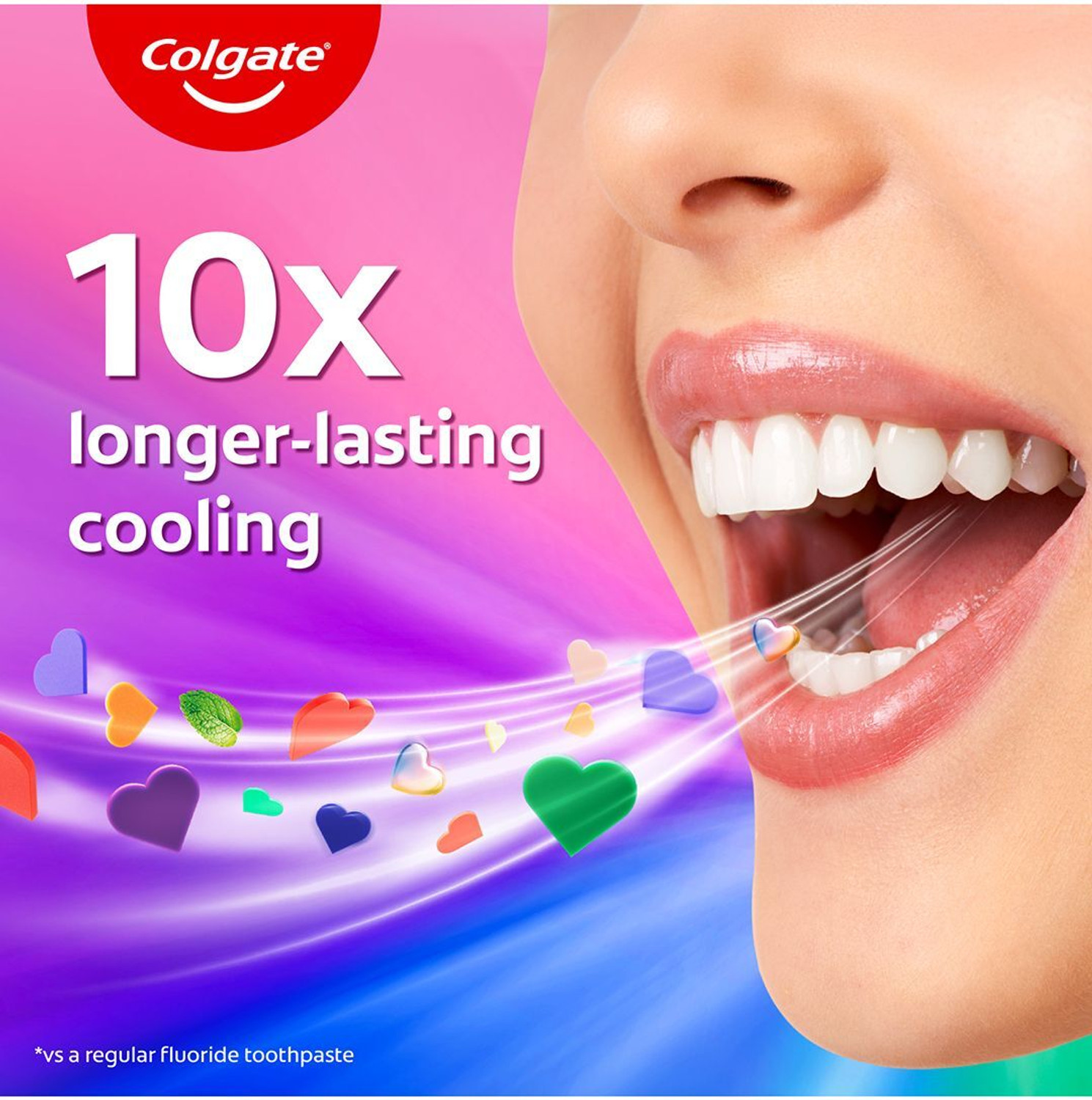 Image of Colgate MaxFresh Rainbow Triple Mint Gel Toothpaste