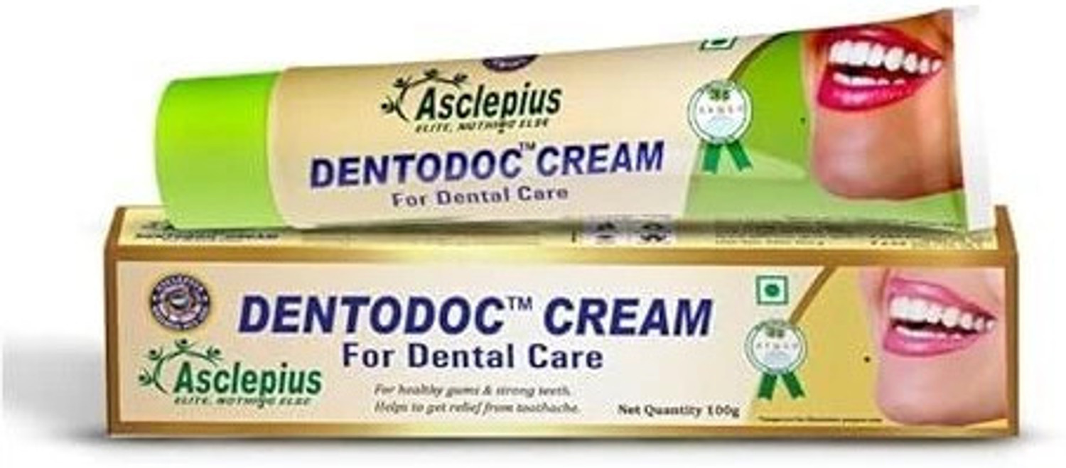 Image of Asclepius wellness DENTODOC DENTAL CREAM Toothpaste