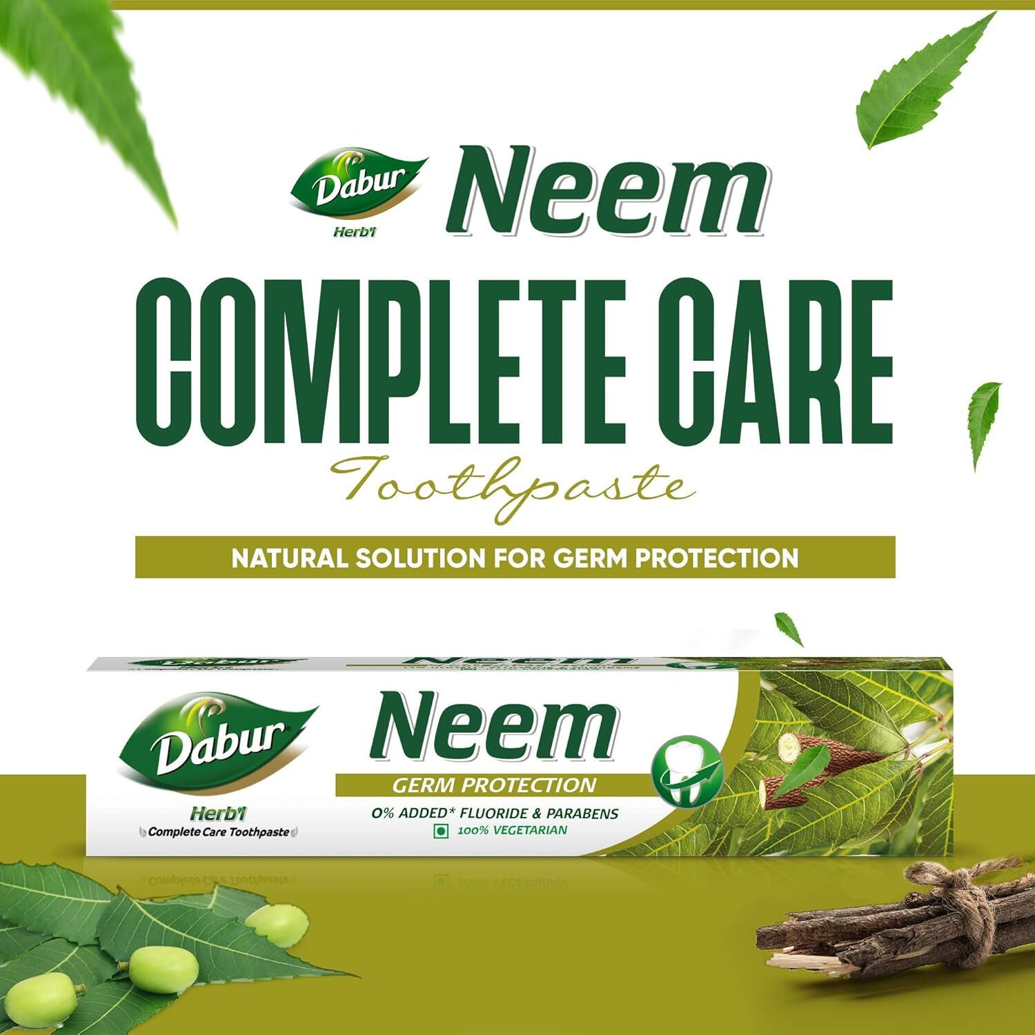 Image of Dabur Herb'l Neem Germ Protection Toothpaste Toothpaste