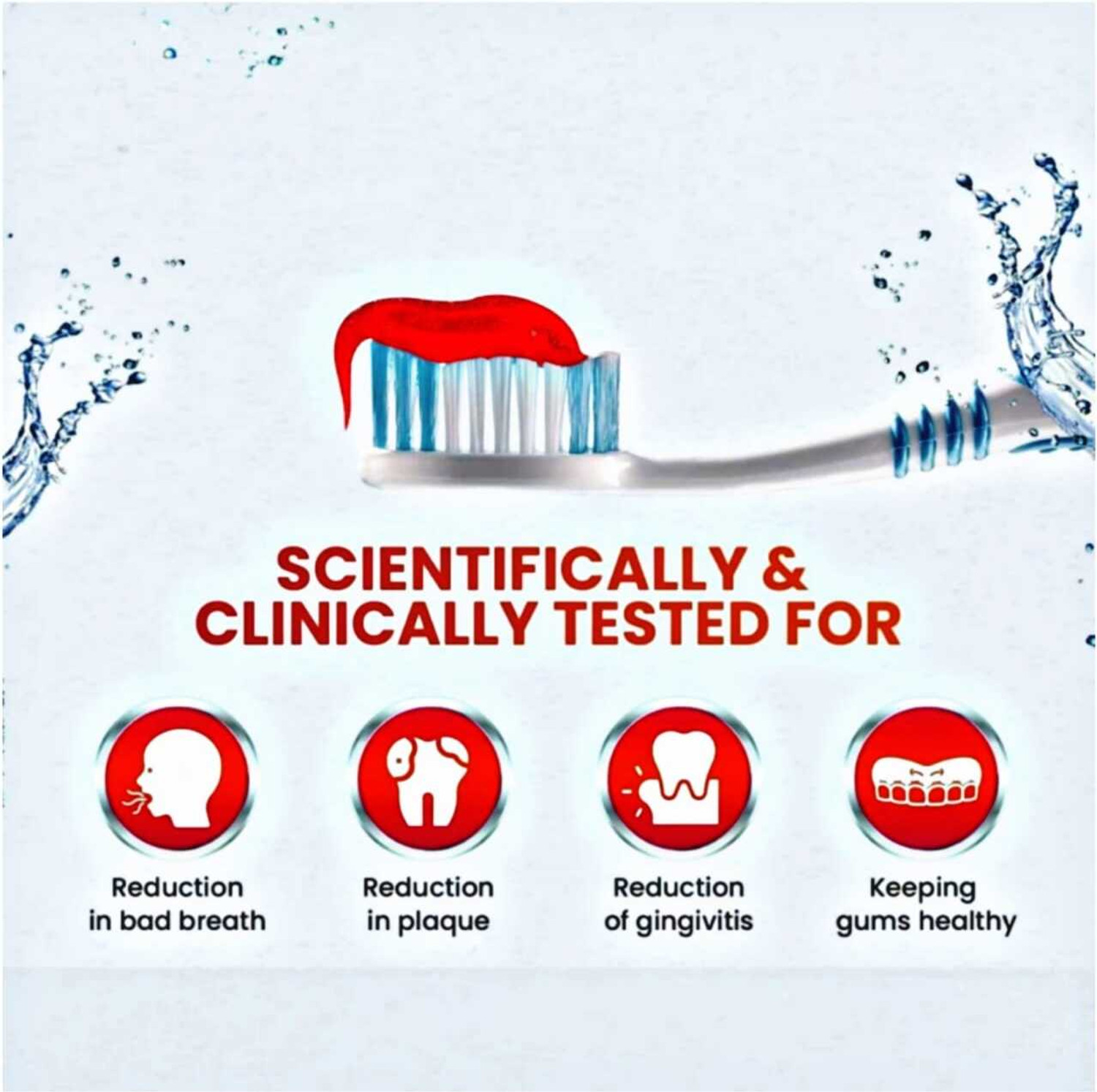 Image of Dabur Red Gel Ayurvedic Gel For Freshness Effective Oral Care 150gm 2pc Toothpaste