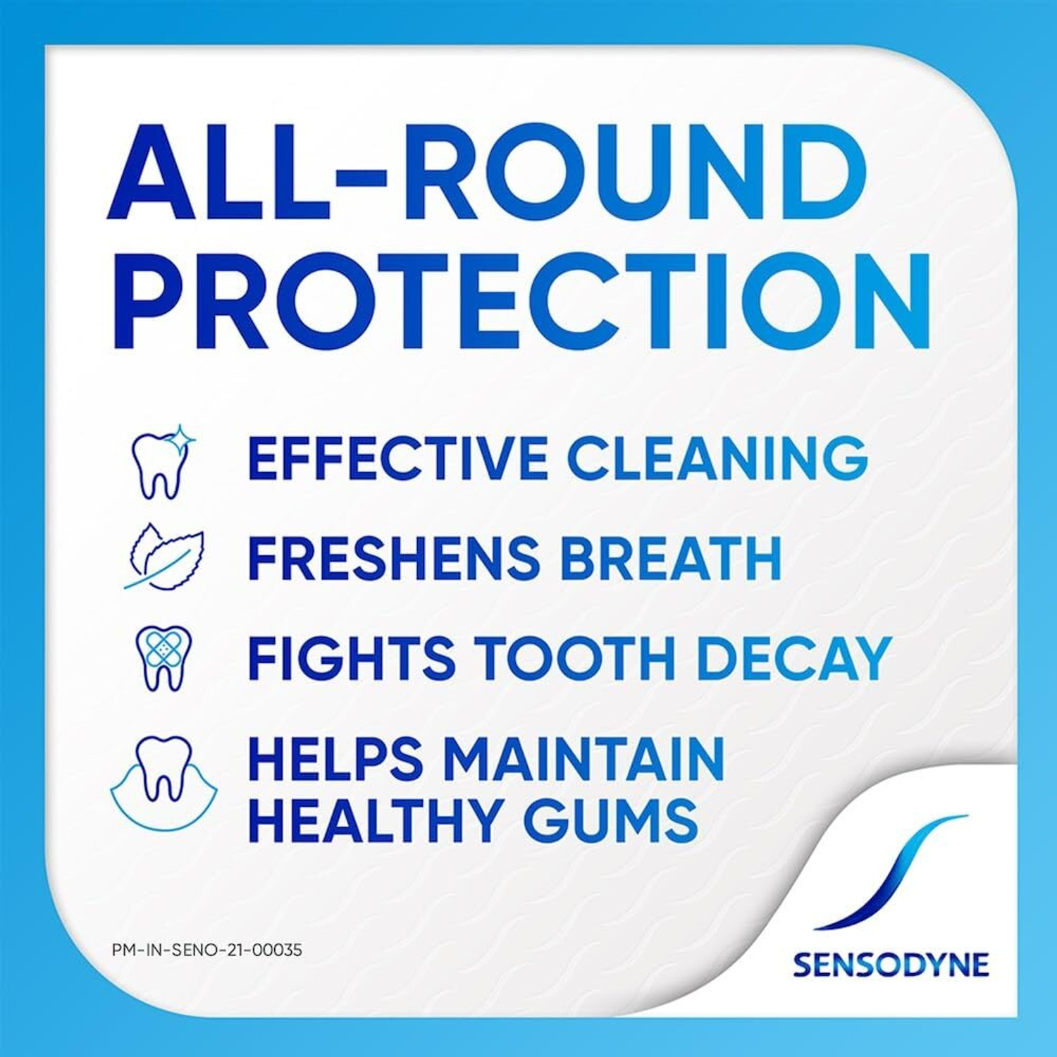 Image of SENSODYNE Toothpaste Fresh Gel Daily Relief Tooth Paste Combo Pack - 250gm 125gm x 2 Toothpaste