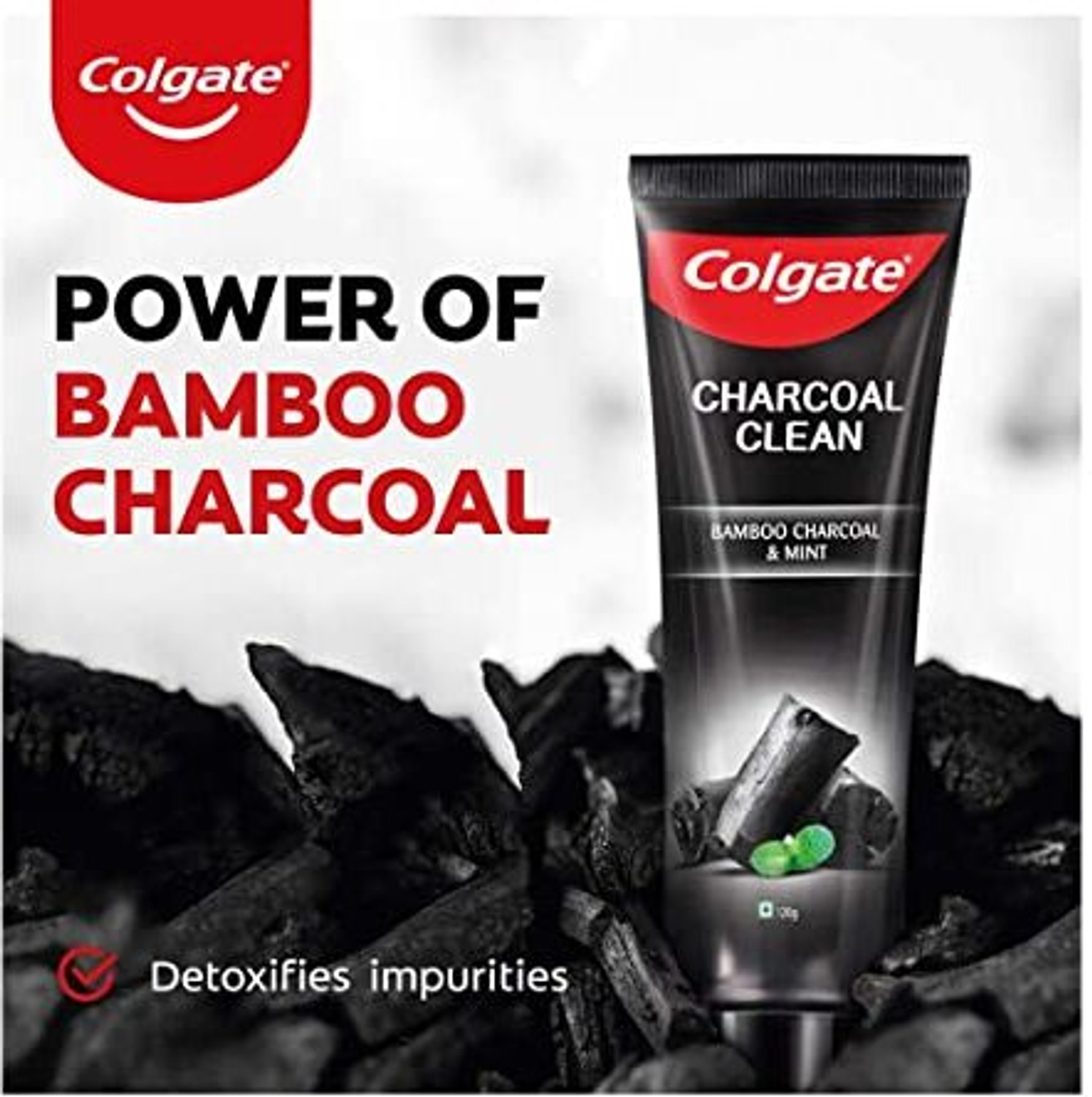 Image of Colgate Bamboo Charcoal Clean And Mint Toothpaste