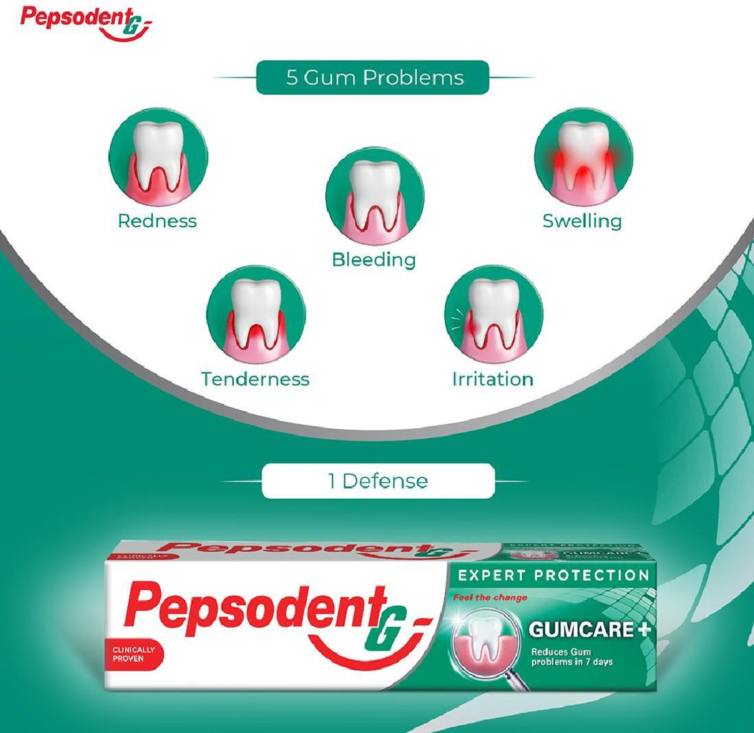 Image of PEPSODENT Expert Protection Gum Care Toothpaste Toothpaste
