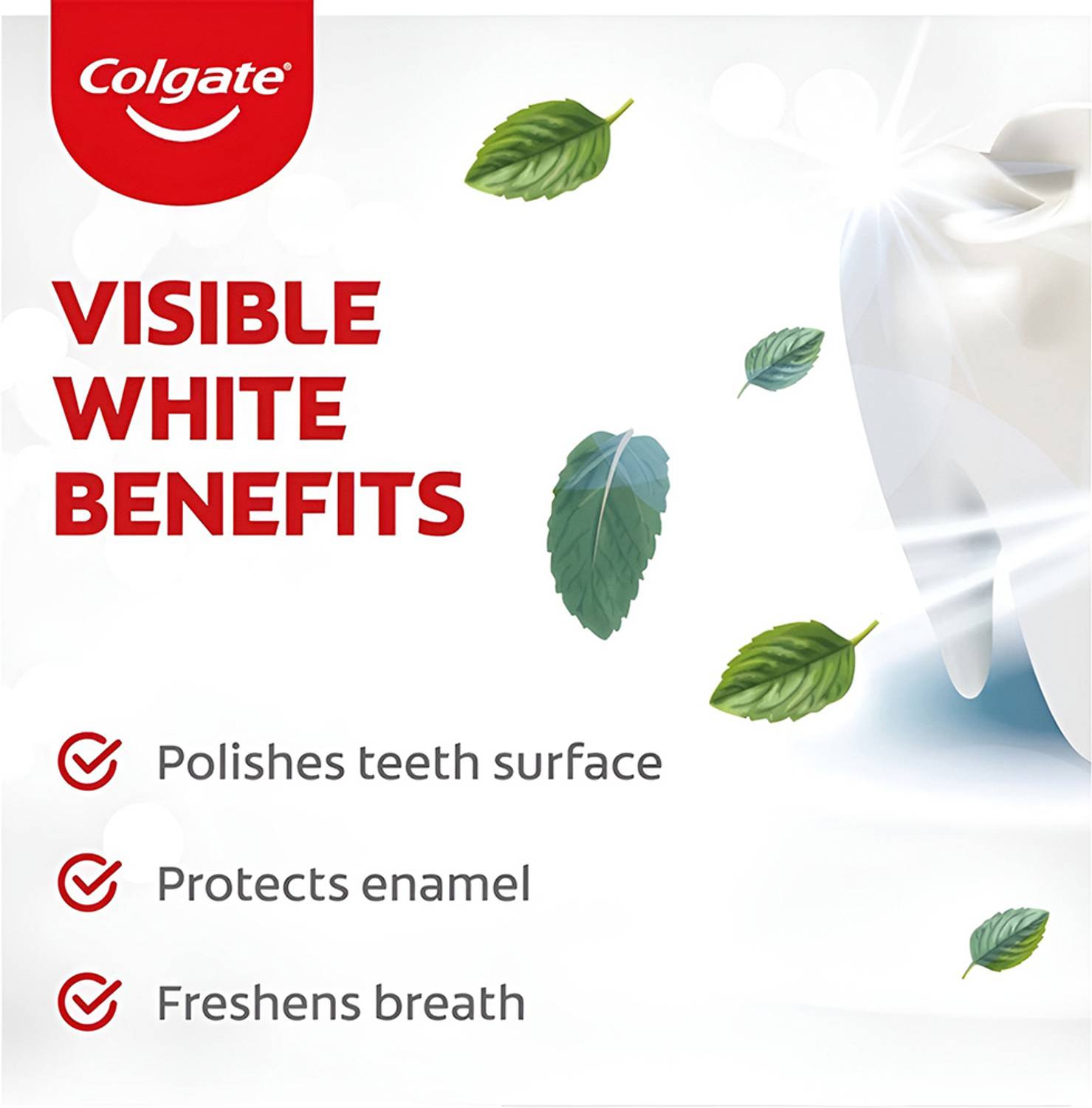 Colgate Visible White Teeth Pack of 4 · 400 g (1.6 kg total) - Image 2