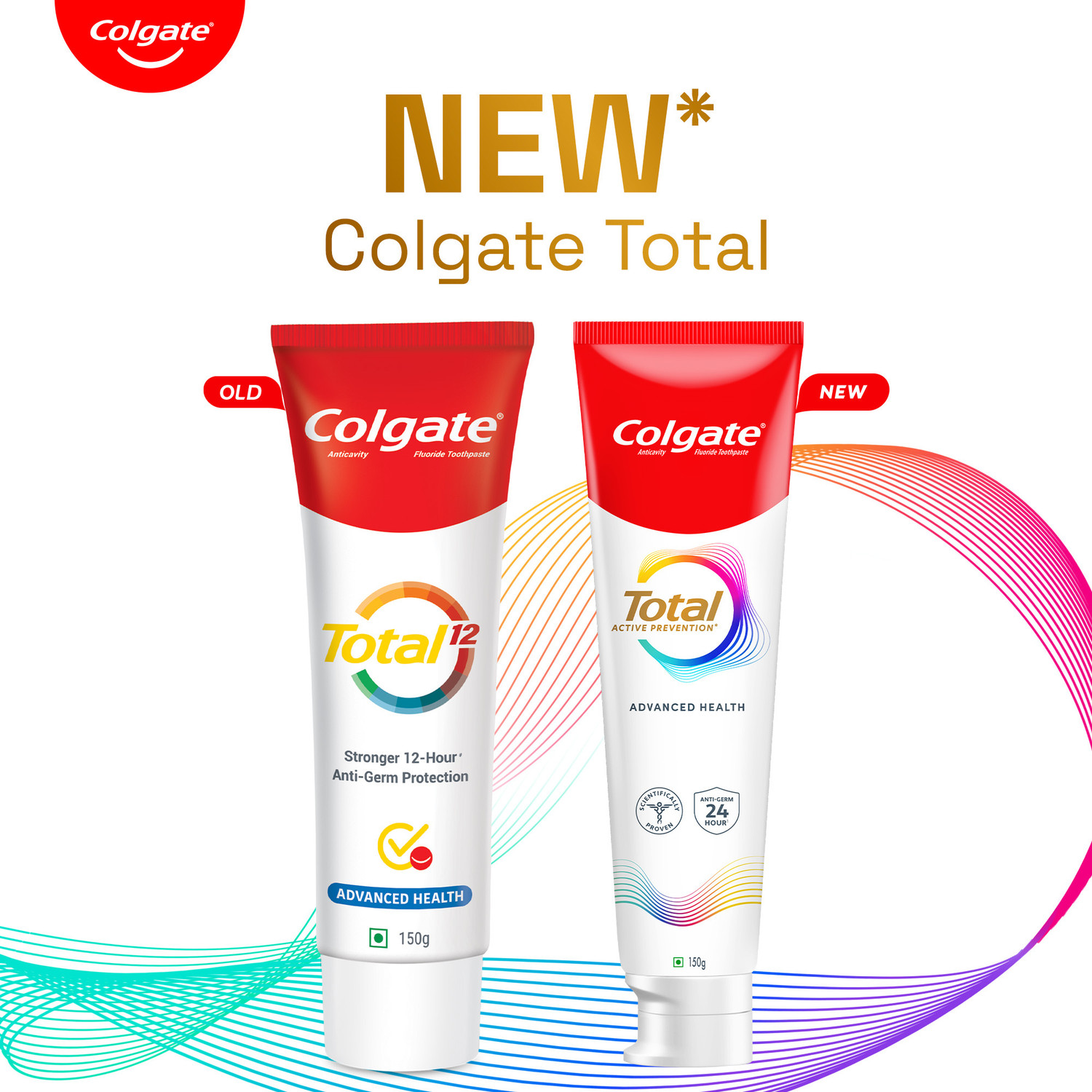Image of Colgate Total Advanced Health Toothpaste 450g and Travel Pouch Toothpaste