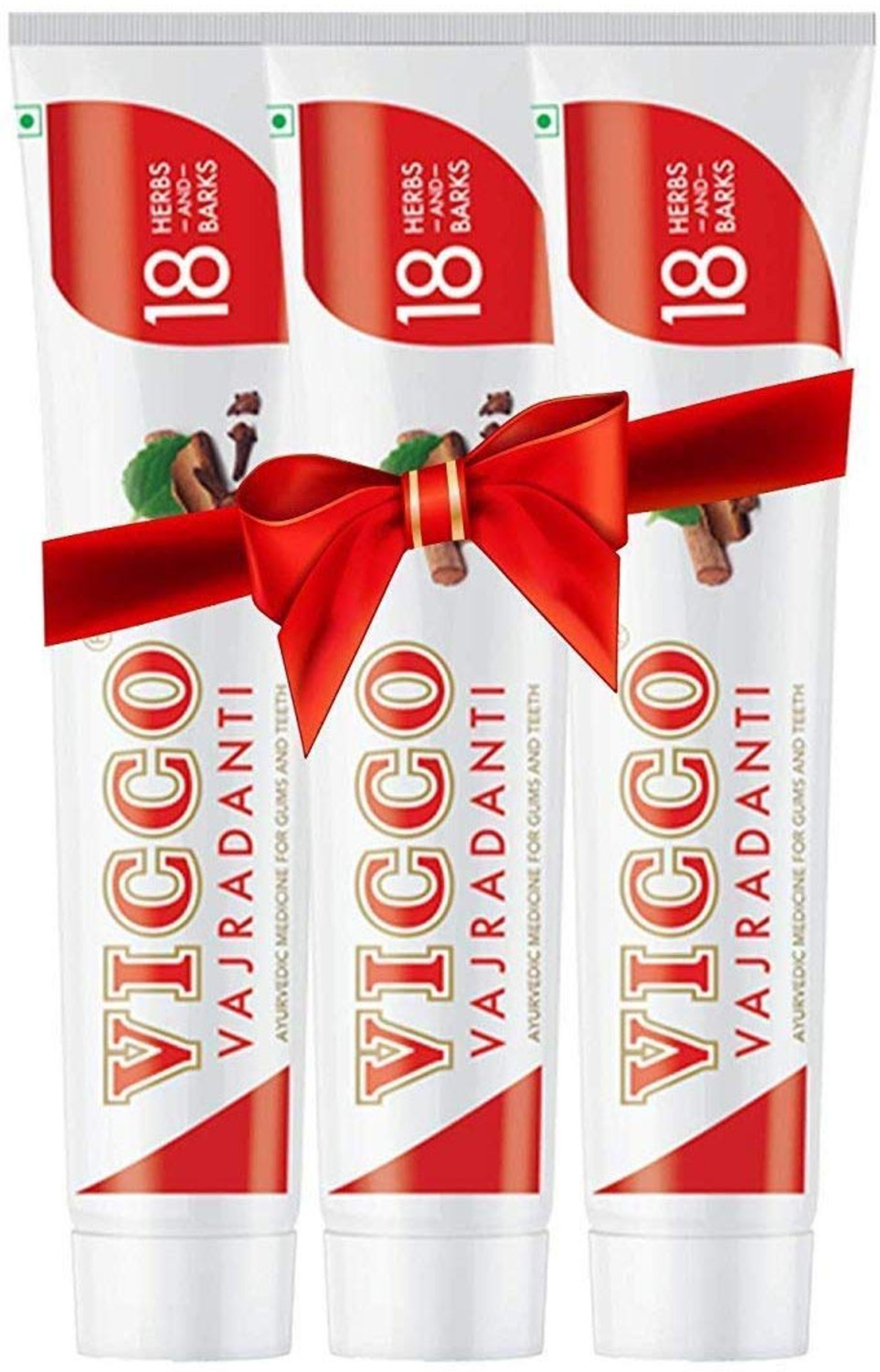 Image of VICCO Vajradanti Paste with 18 Herbs & Barks Toothpaste