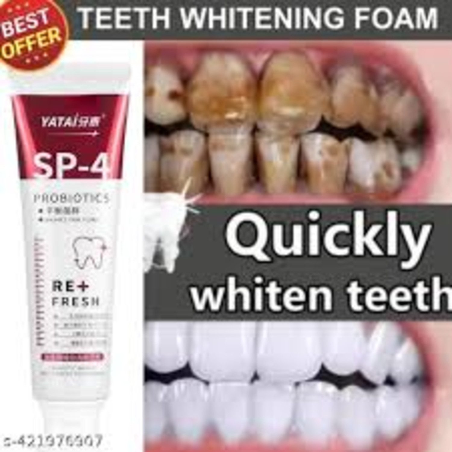 Image of MILAN Enterprise SP-4 Whitening Probiotic Toothpaste for men and women Toothpaste