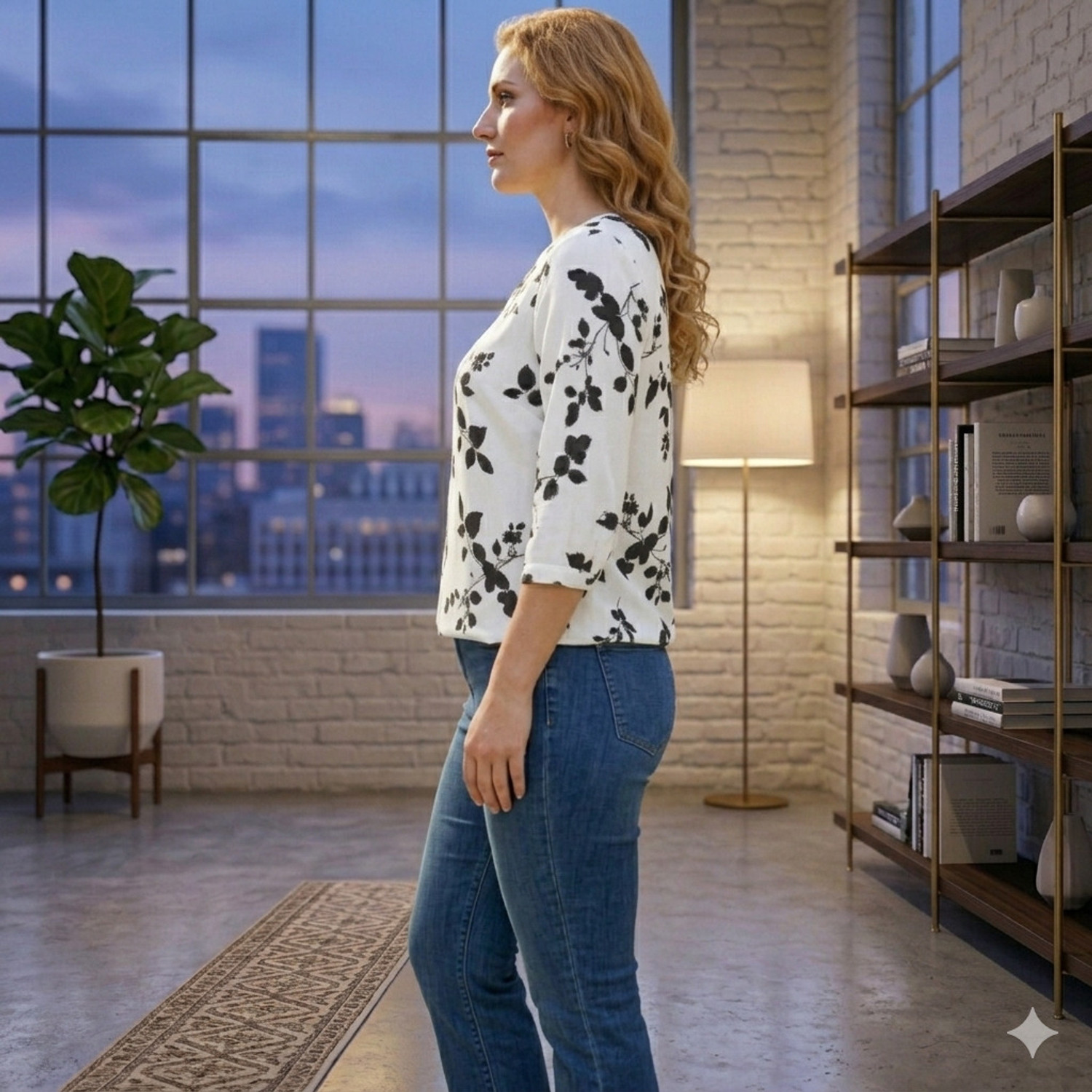 Image of Pitambara Casual Printed Women White Top
