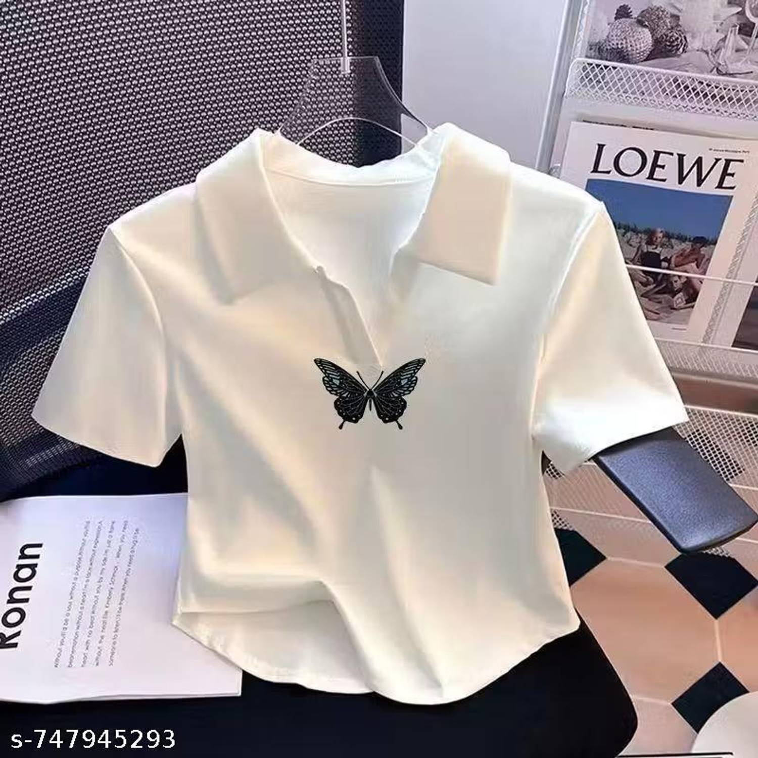 ABC Casual Printed Women White Top