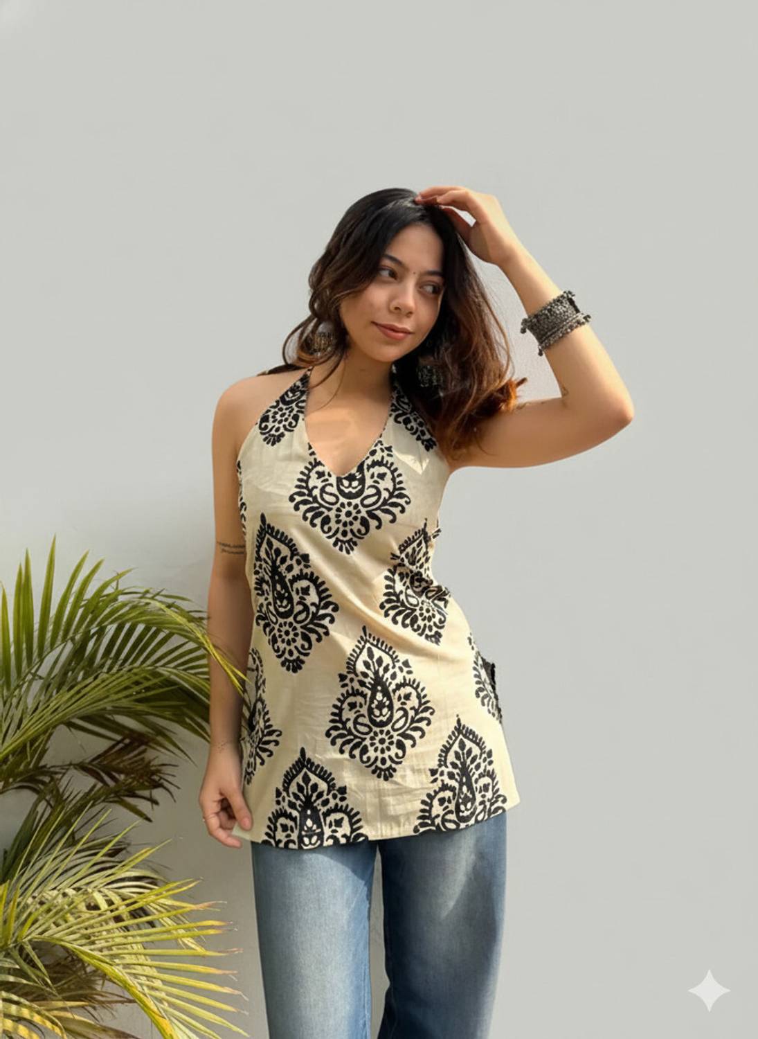 FIMS Women Floral Print Straight Kurta