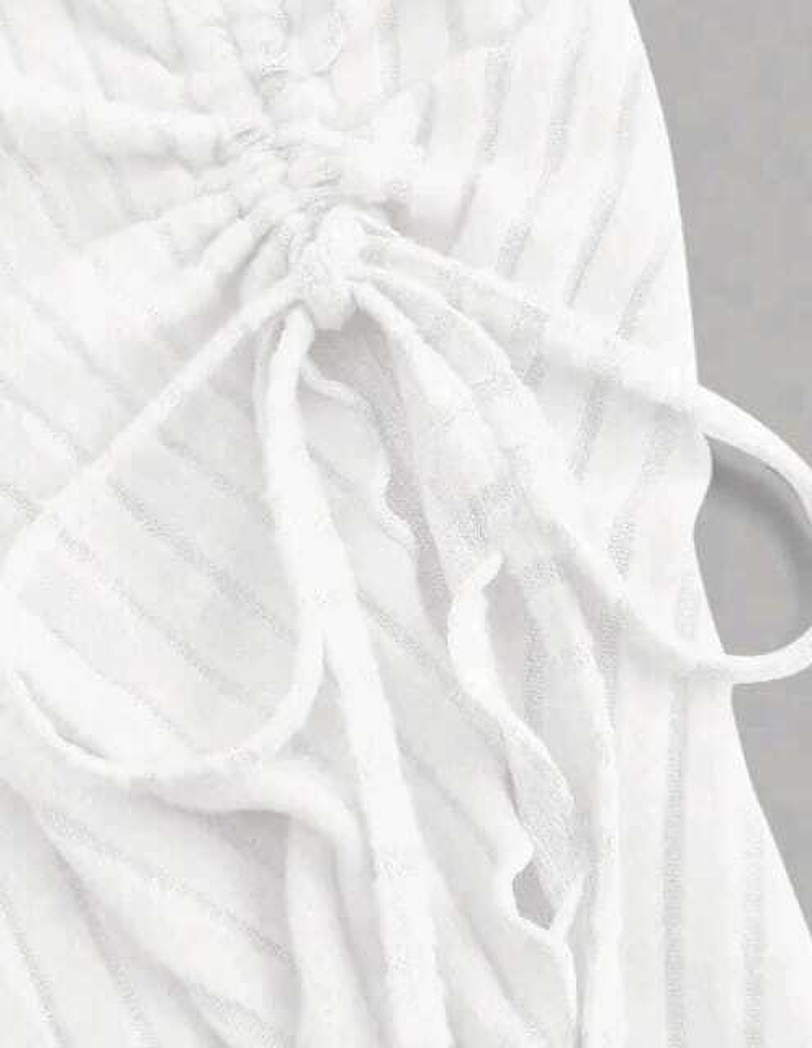 Image of SUKARMI Casual Self Design Women White Top