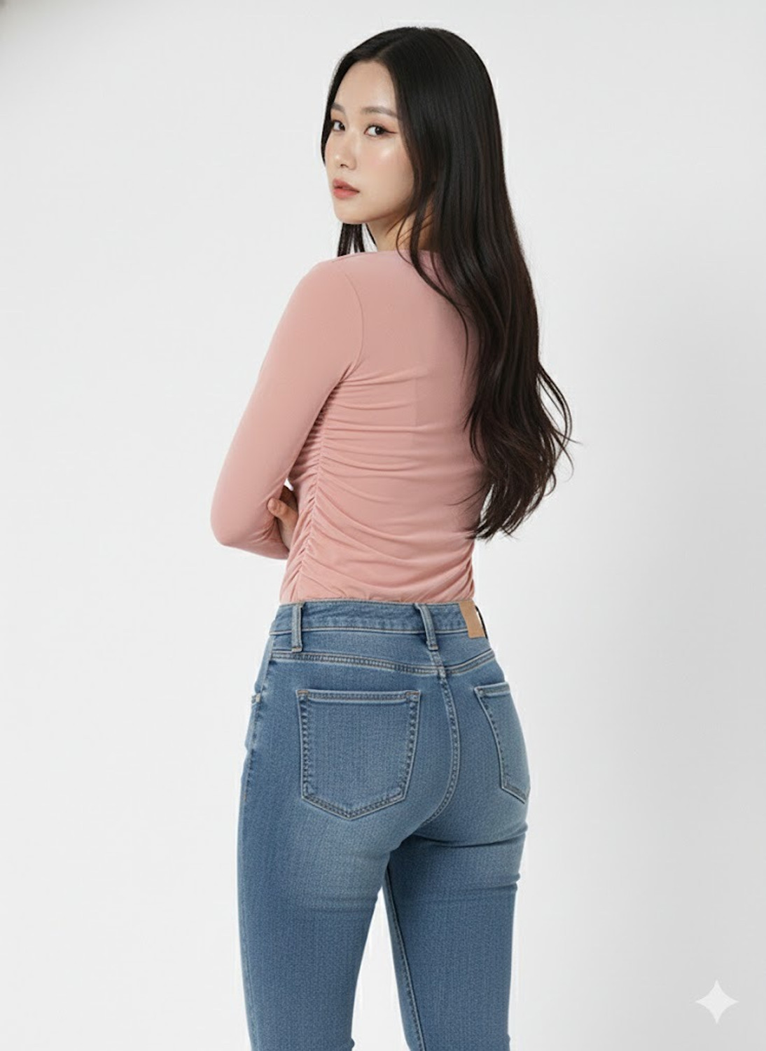 Image of urban streetwear Casual Solid Women Multicolor Top