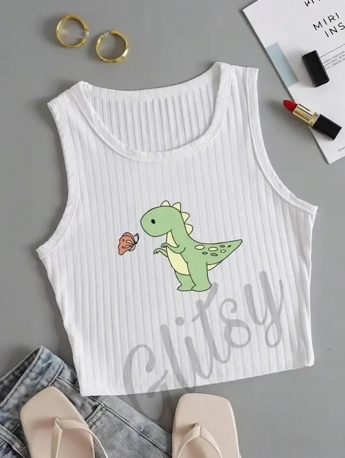 Image of Bartus Casual Printed Women White Top