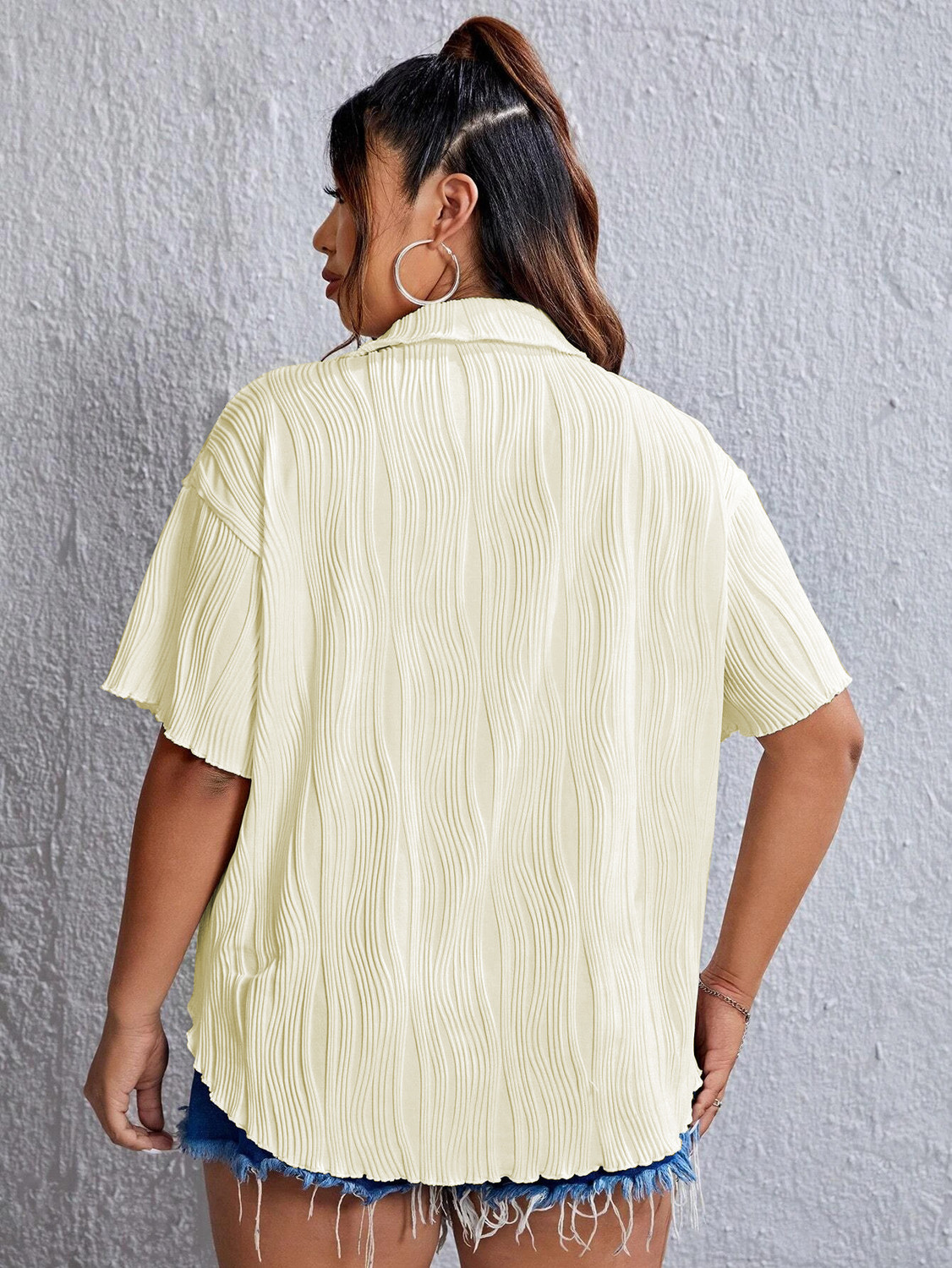 Image of Leriya Fashion Casual Self Design Women Yellow Top