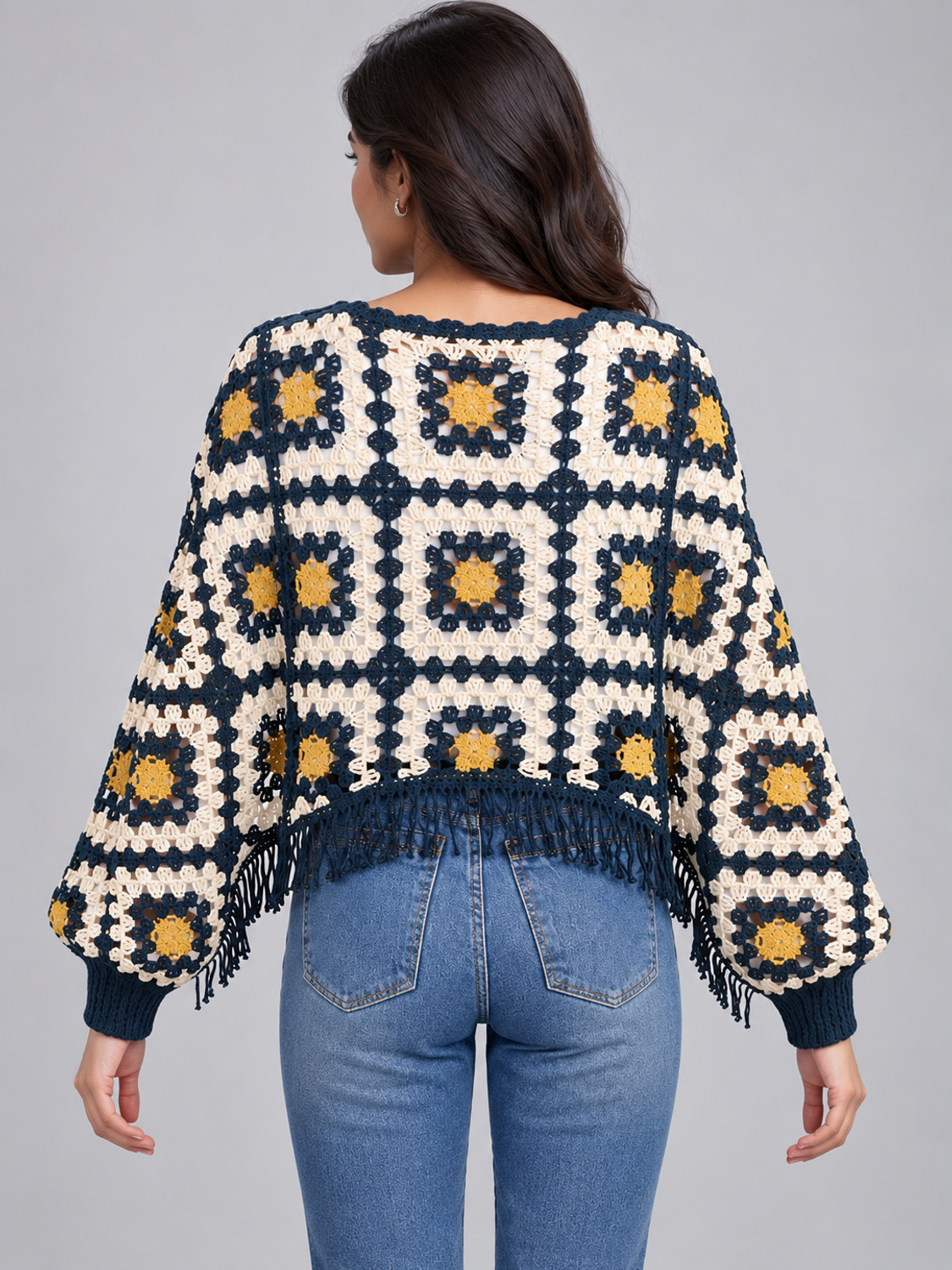 Image of KOTTY Casual Flared Sleeves Self Design Women Multicolor Top