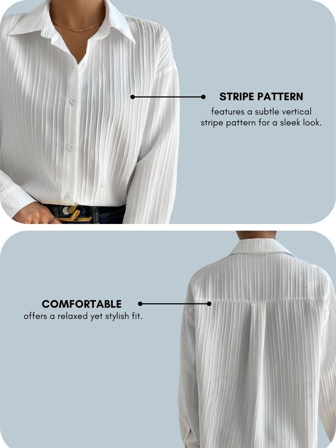 Image of Leriya Fashion Casual Self Design Women White Top