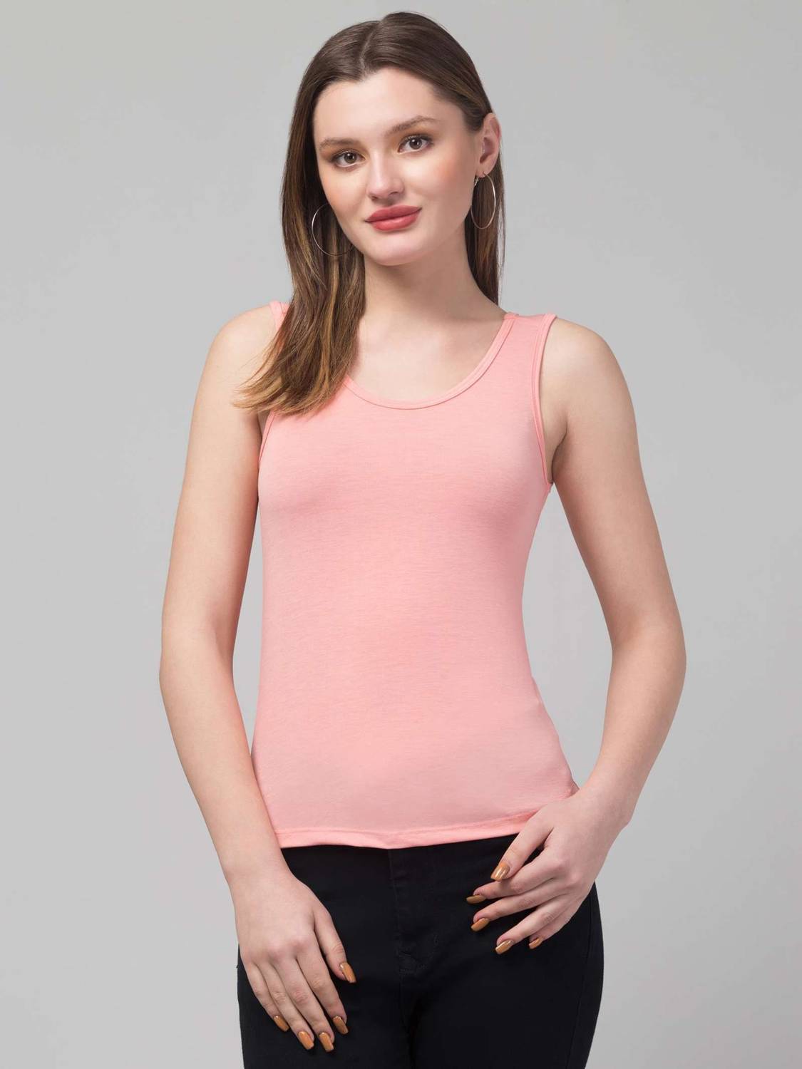 Tanushk Casual Solid Women Pink Top