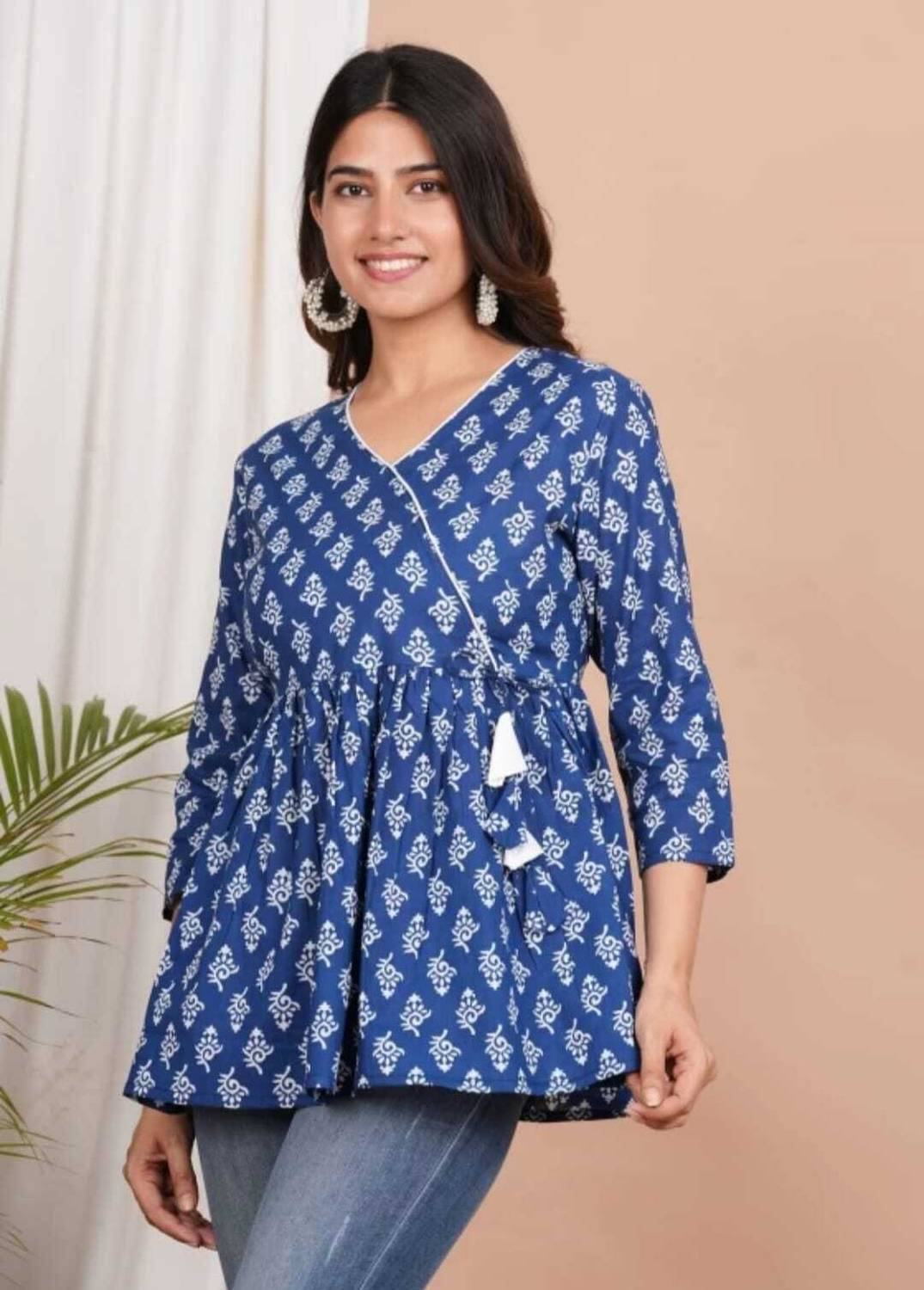 Shyam Handicraft Women Printed A-line Kurta