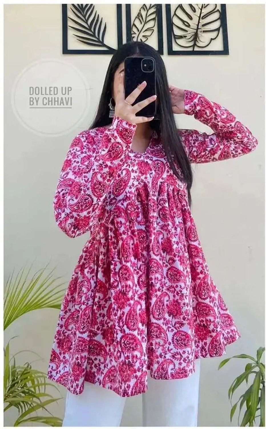 Image of BIBHATSU Casual Floral Print Women Multicolor Top