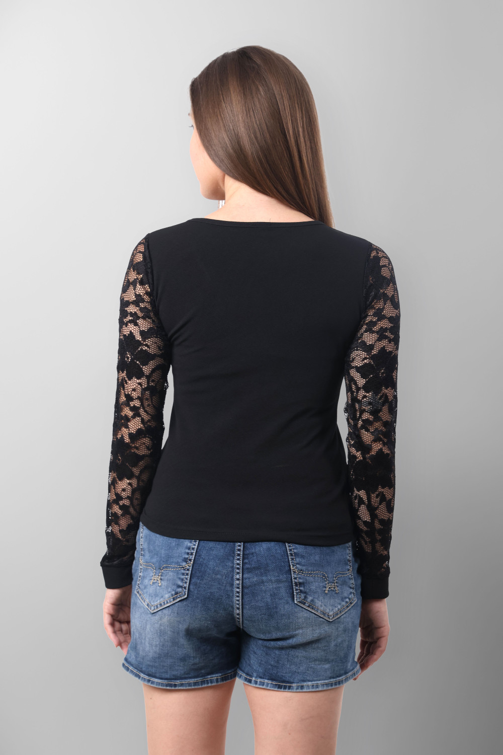 Image of Fasska Casual Solid Women Black Top