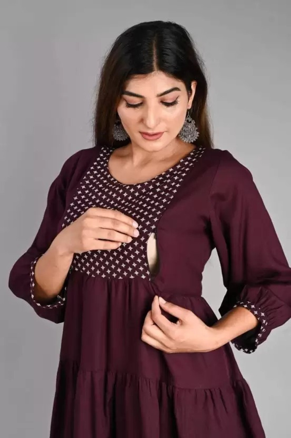 Image of Sheffali Creation Casual Printed Women Black Top
